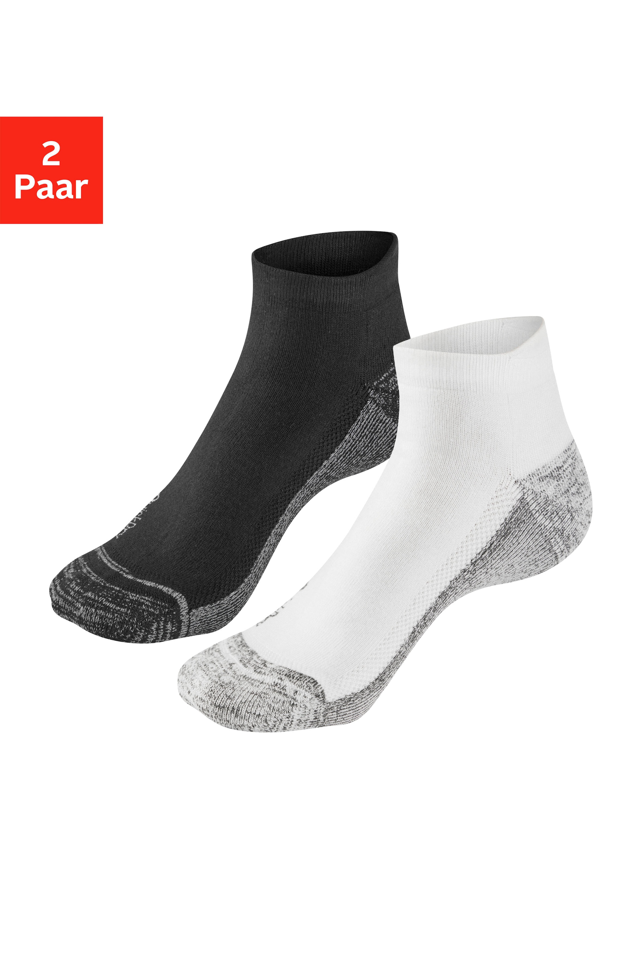 H.I.S Kurzsocken, (Packung, 2 Paar), Gepolsterte Golfsocken schnelltrocknend