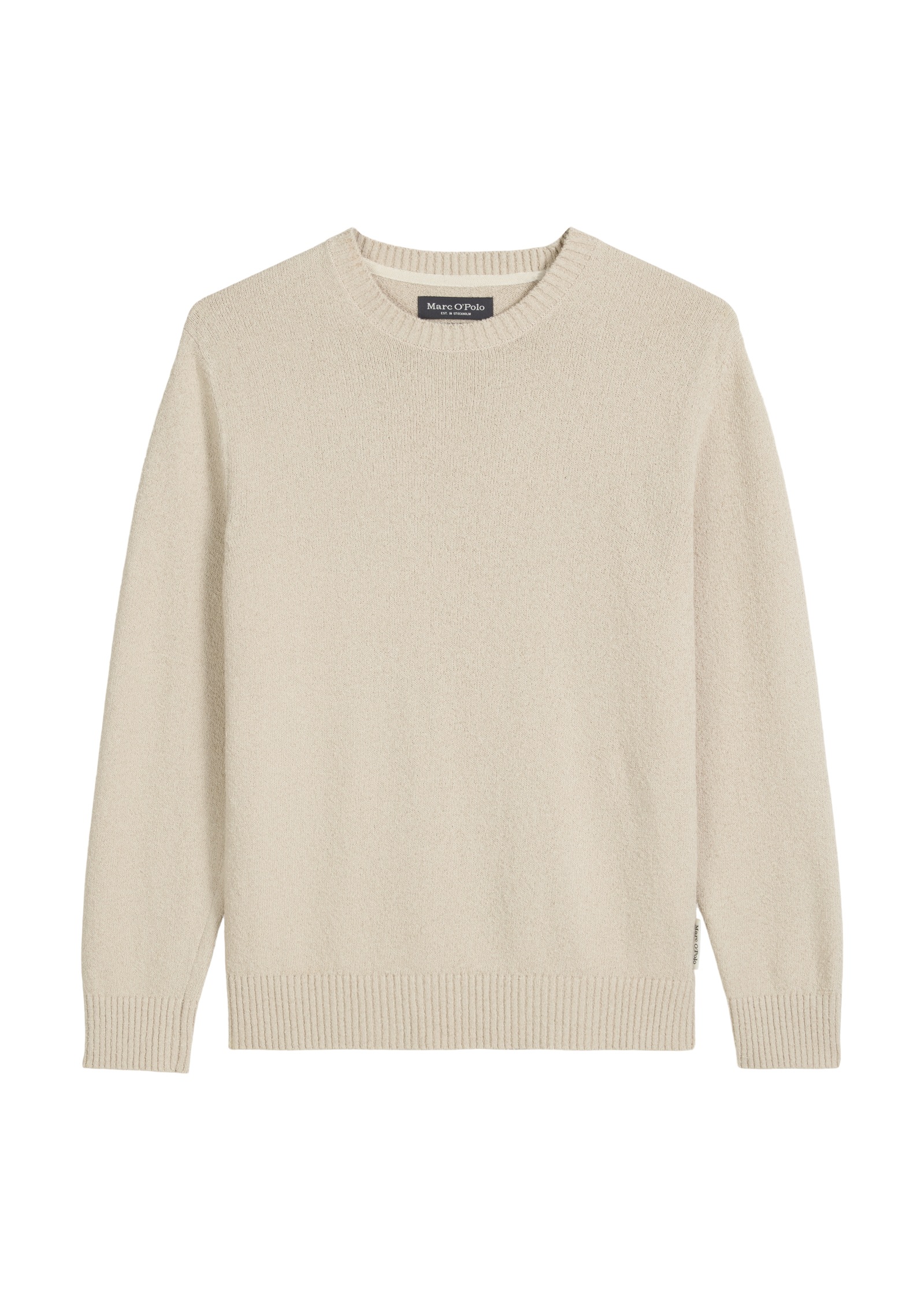 Marc O'Polo Pull à col rond »regular aus Bio-Baumwoll-Mix-Boucle«
