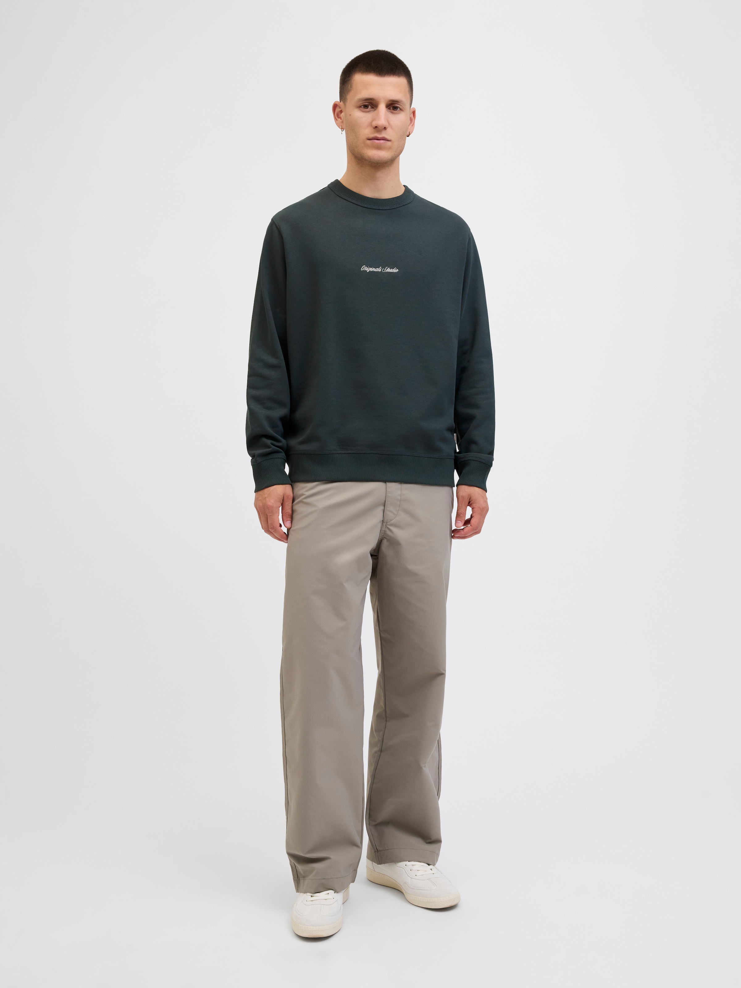 Jack & Jones Sweatshirt »JORNORREBRO EMB SWEAT CREW NOOS«, mit Logo Print
