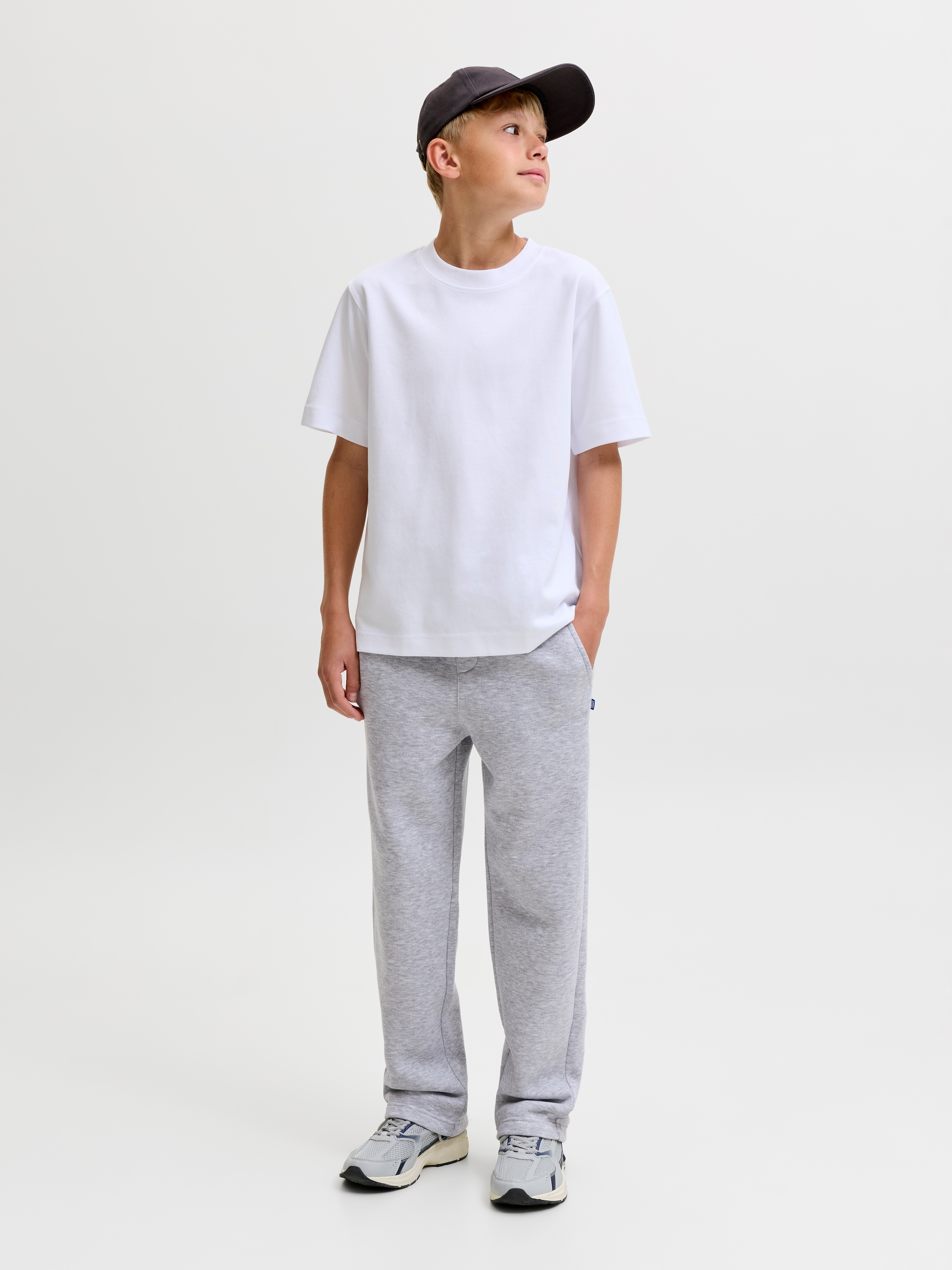 Jack & Jones Junior Sweathose »JPSTKANE BRADLEY UNC SWT PANT JNR SN«  Materialmix, relaxed fit