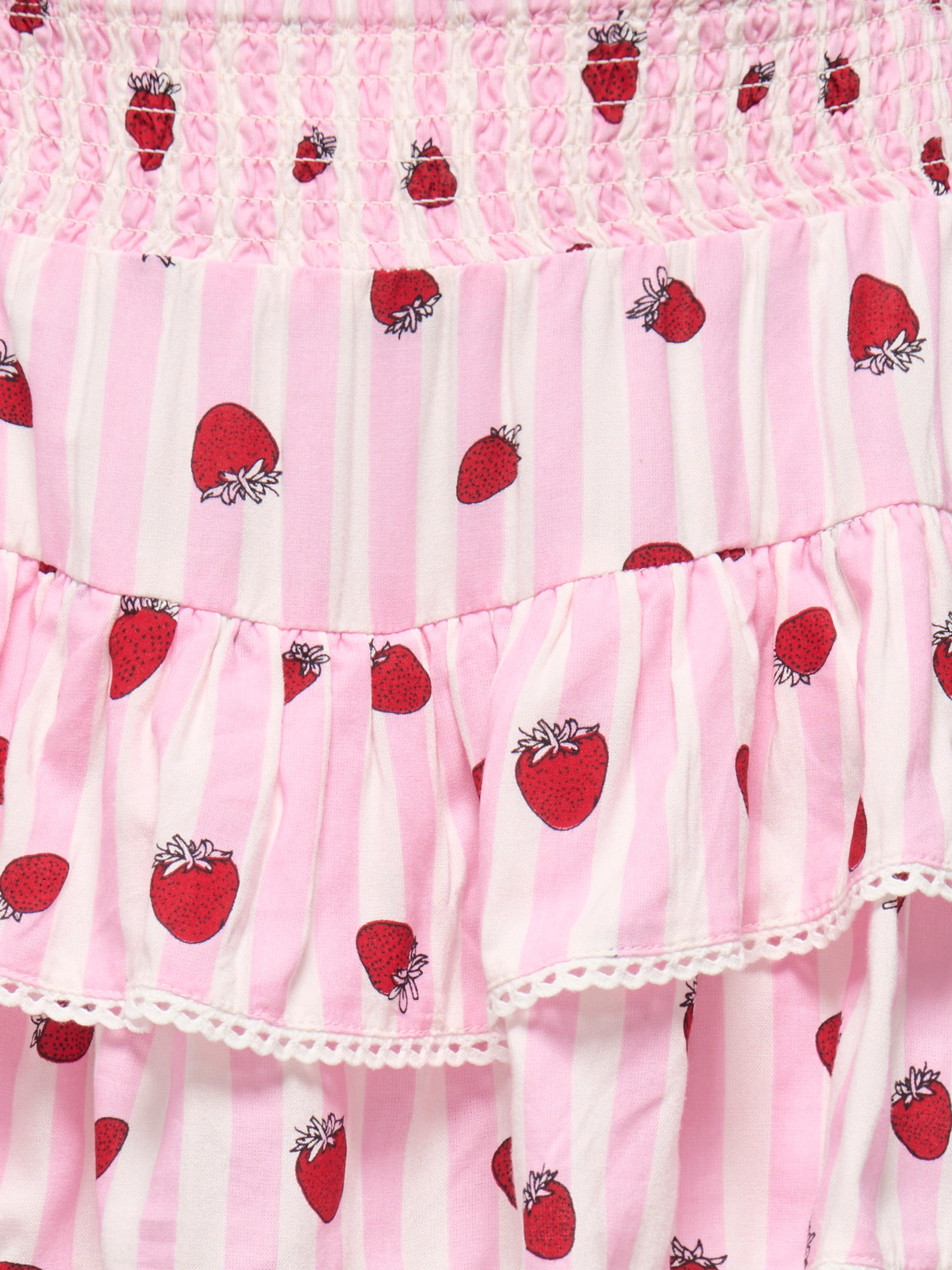 KIDS ONLY Jupe d'été »KOGGLOW LIFE TAPED EDGE SKORT AOP WVN« 1 mit tollen Volants mit dezenter Spitzenkante