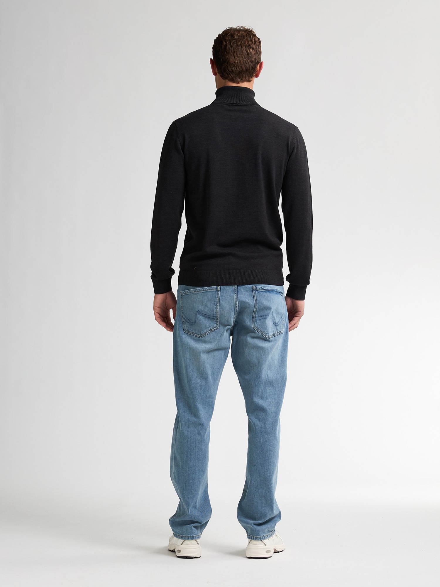 Petrol Industries Rollkragenpullover »Men Knitwear Collar Basi«, Pflegeleichter Materialmix mit Baumwollanteil