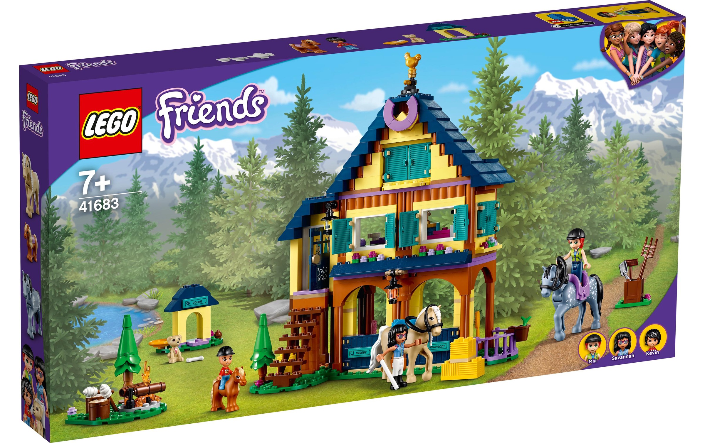 Image of LEGO® Konstruktionsspielsteine »Reiterhof im Wald 416« bei Ackermann Versand Schweiz