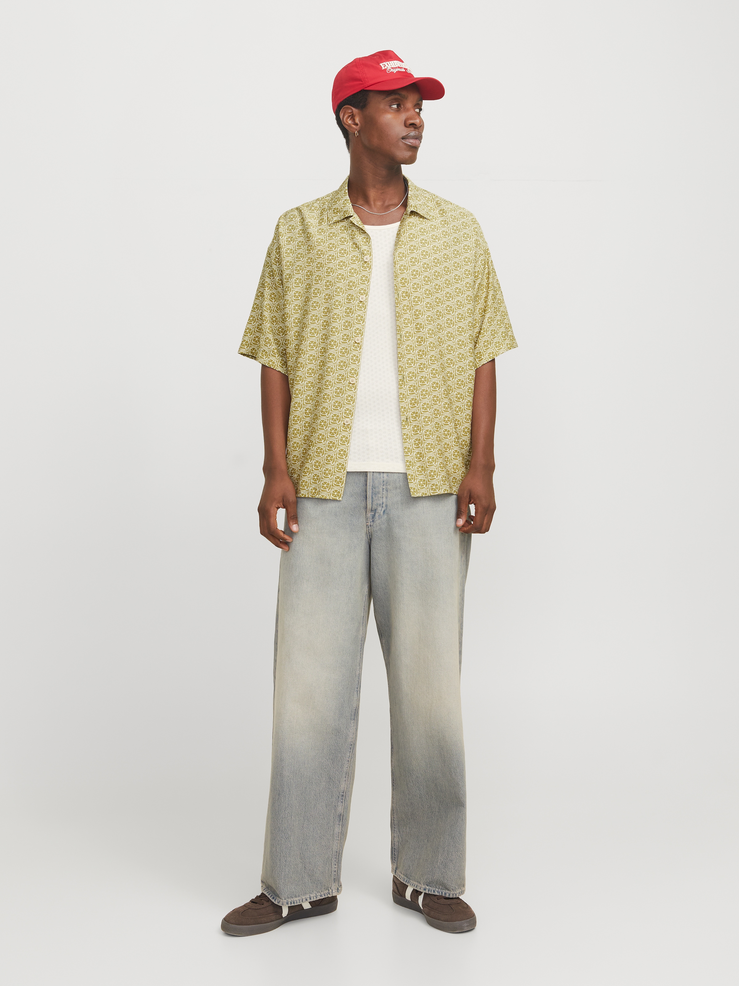 Jack & Jones Kurzarmhemd »JORMARSHALL ISLINGTON AOP SHIRT SS SN«