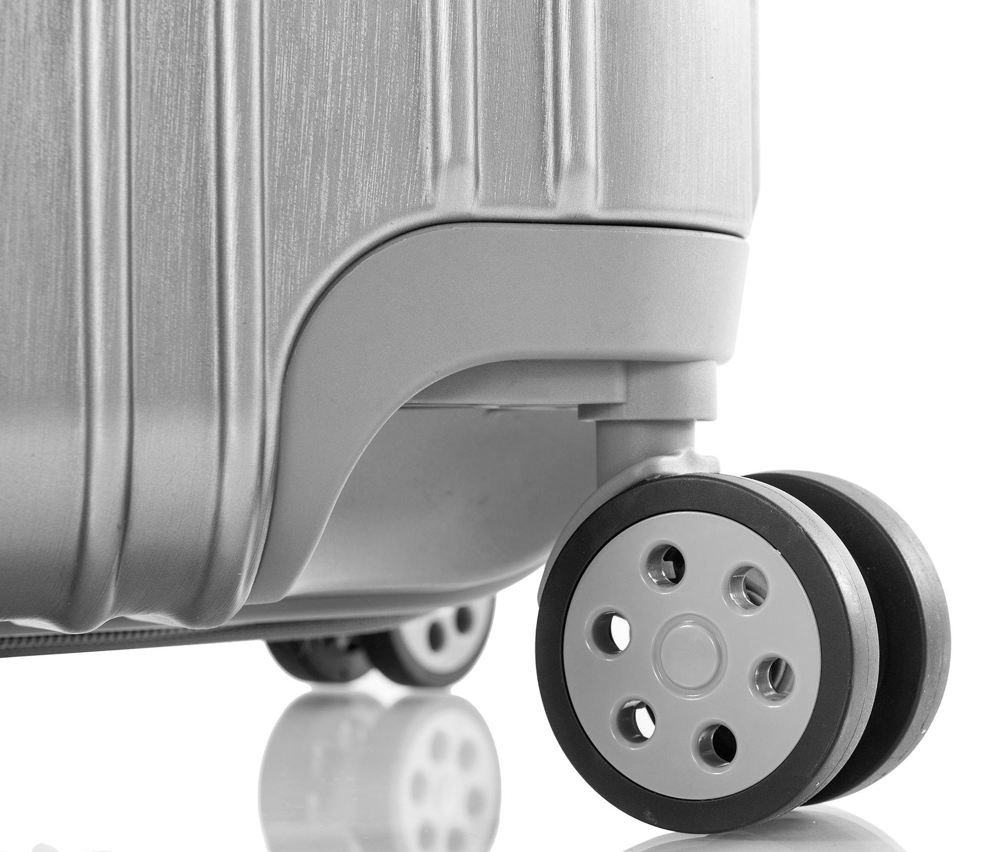 Heys Hartschalen-Trolley »Xtrak, in verschiedenen Farben und Grössen«, 4 Rollen, Heys x Joachim Llambi Handgepäck-Koffer TSA Schloss Volumenerweiterung