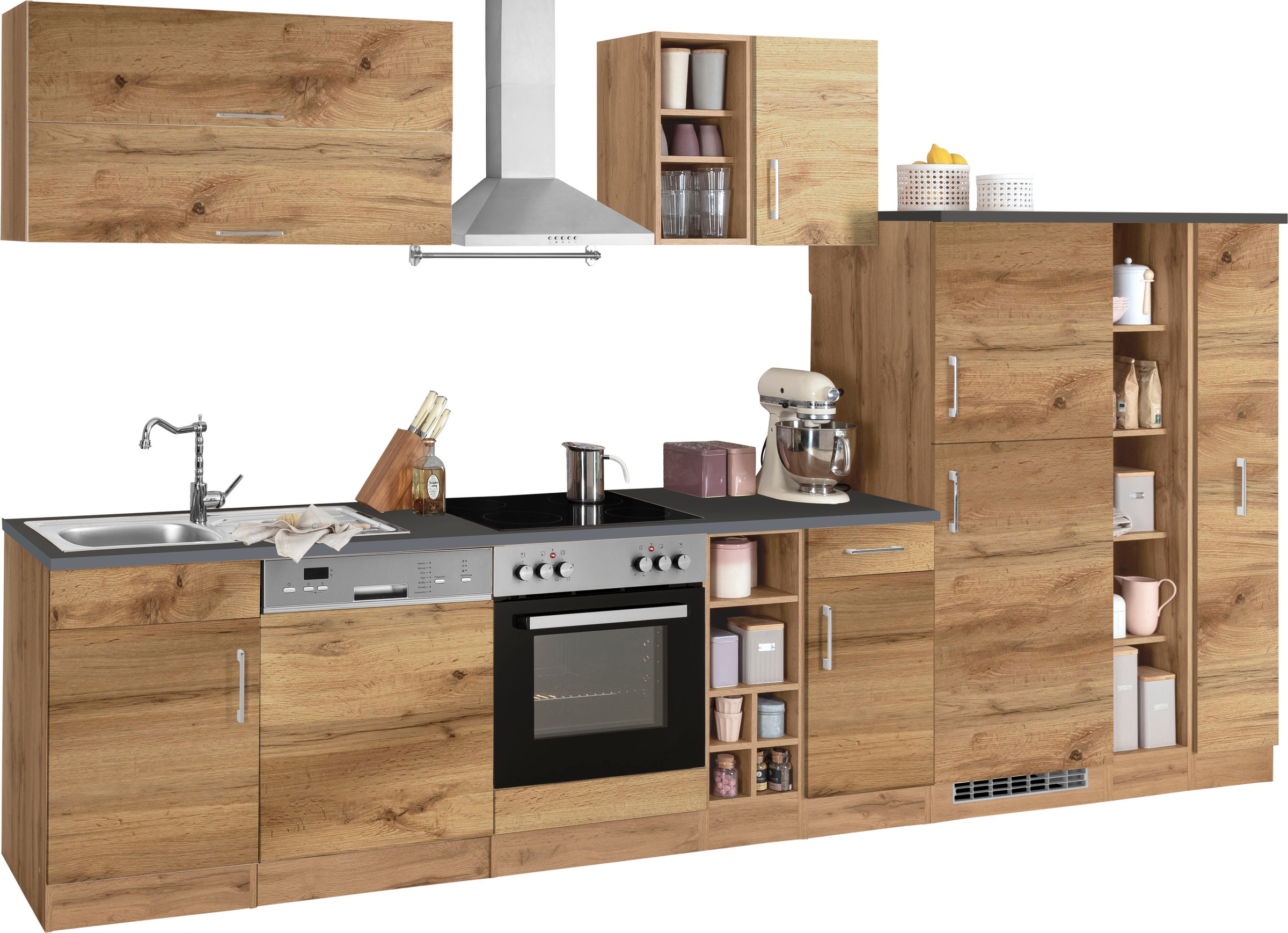 KOCHSTATION Kitchenette »KS-Colmar« sans appareils électriques, largeur 360 cm