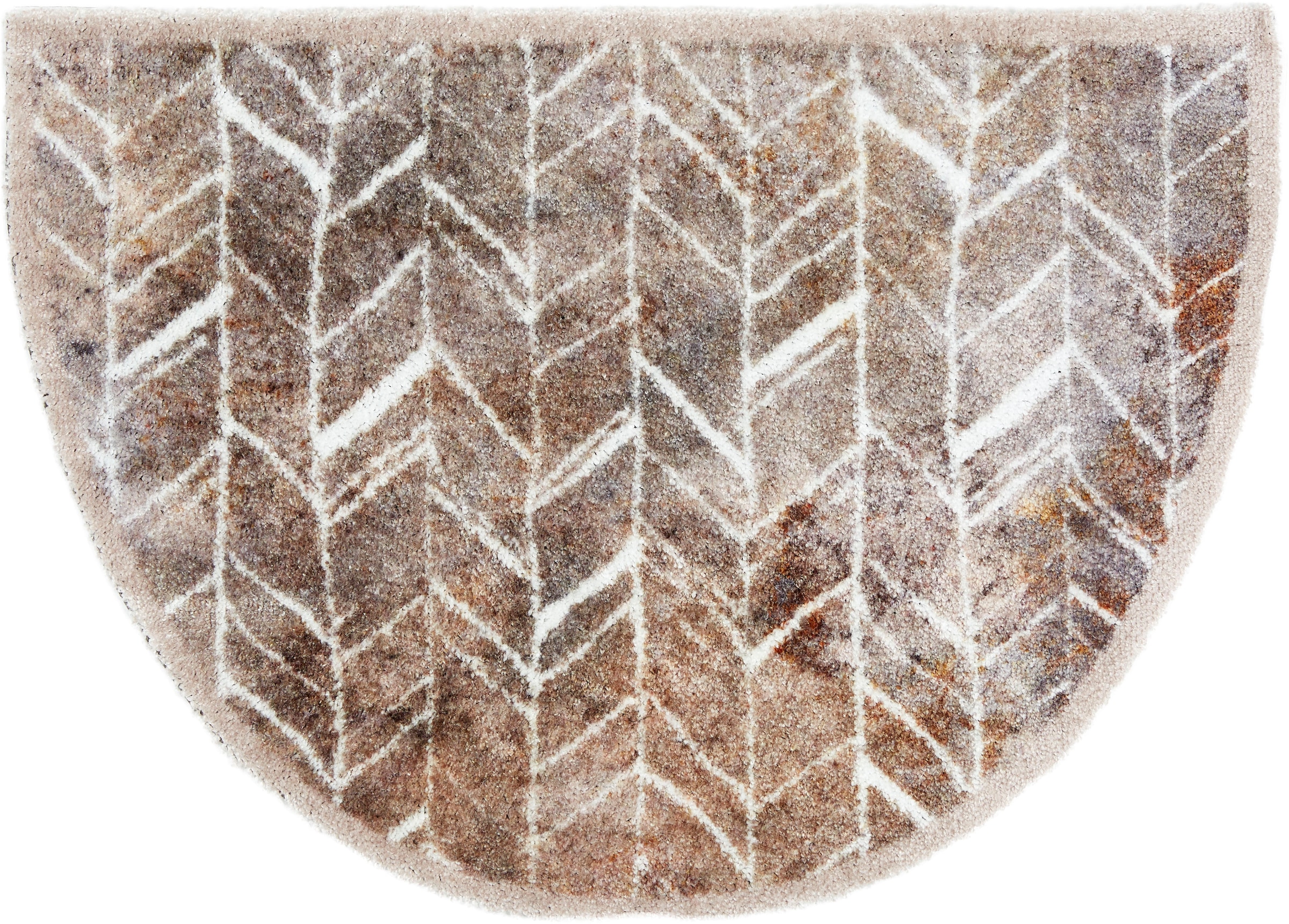 Image of ASTRA Fussmatte "Pure&Soft 018" halbrund 7 mm Höhe Sauberlaufmatte, weiche Oberfläche, waschbar, rutschfest