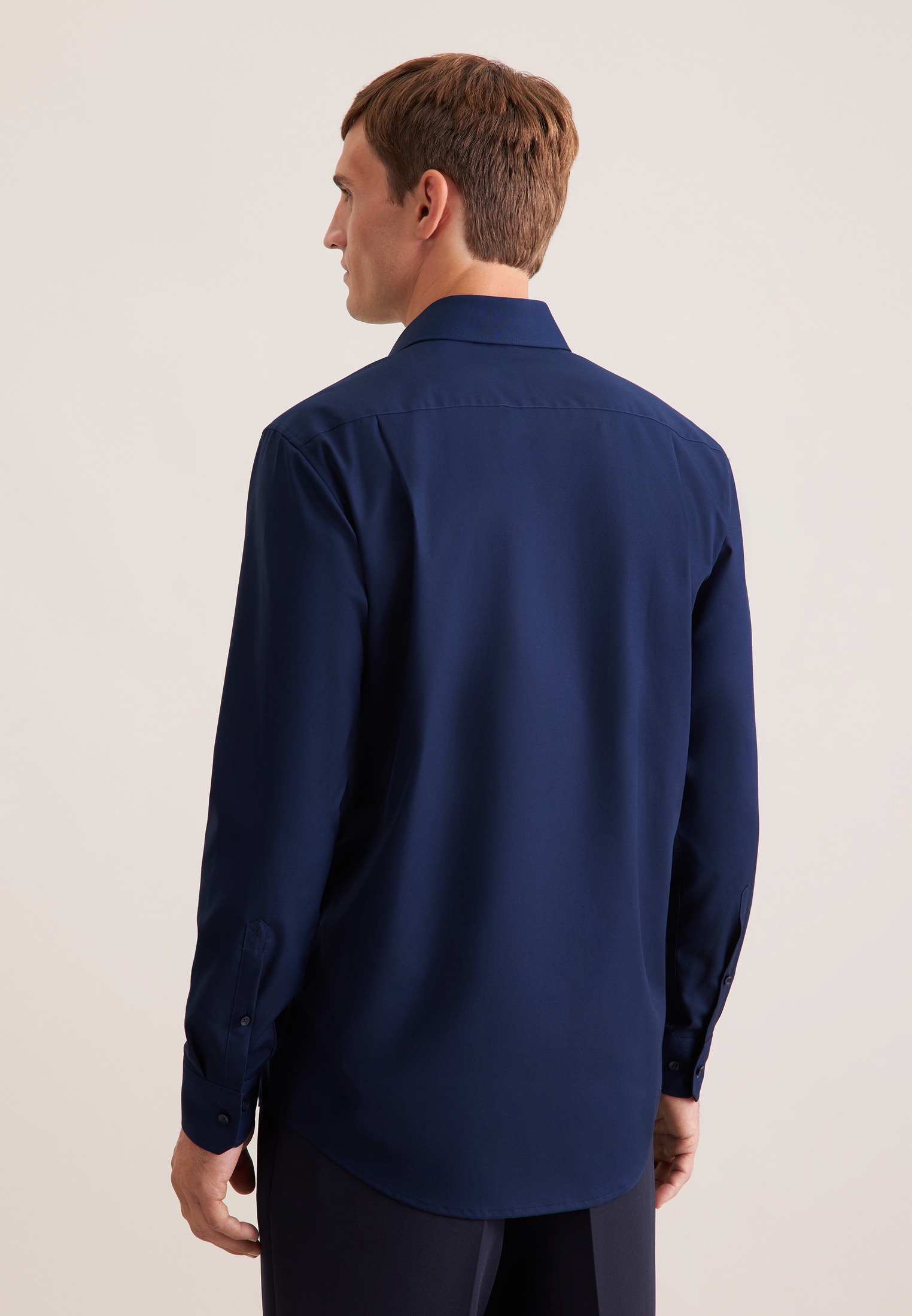 seidensticker Chemise d'affaires »Schwarze Rose« Regular 1/1 Kentkragen Uni