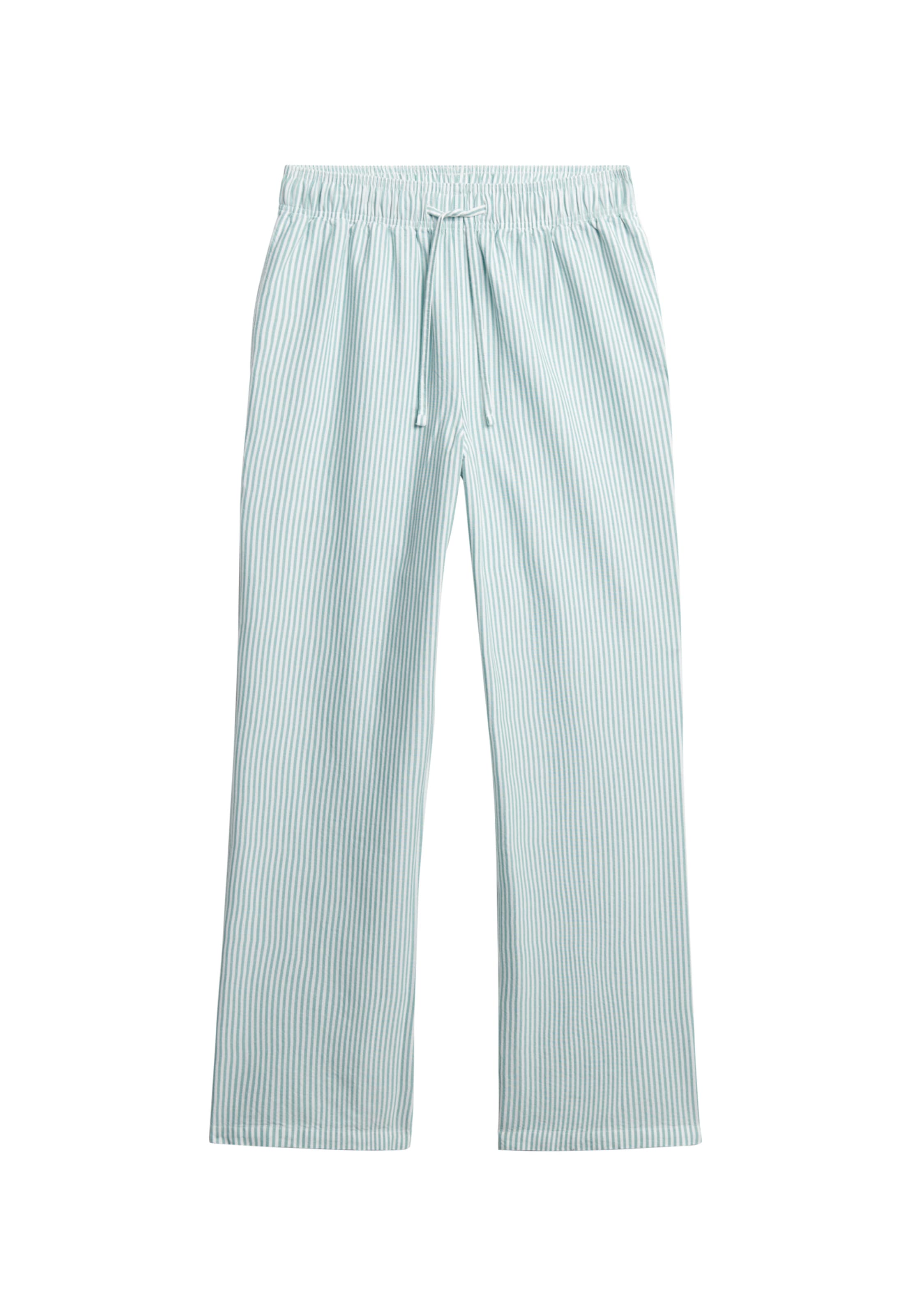 Superdry Pantalon cargo »COTTON STRIPE ELASTIC TROUSER«  en coton et jersey, coupe décontractée, aspect rayé