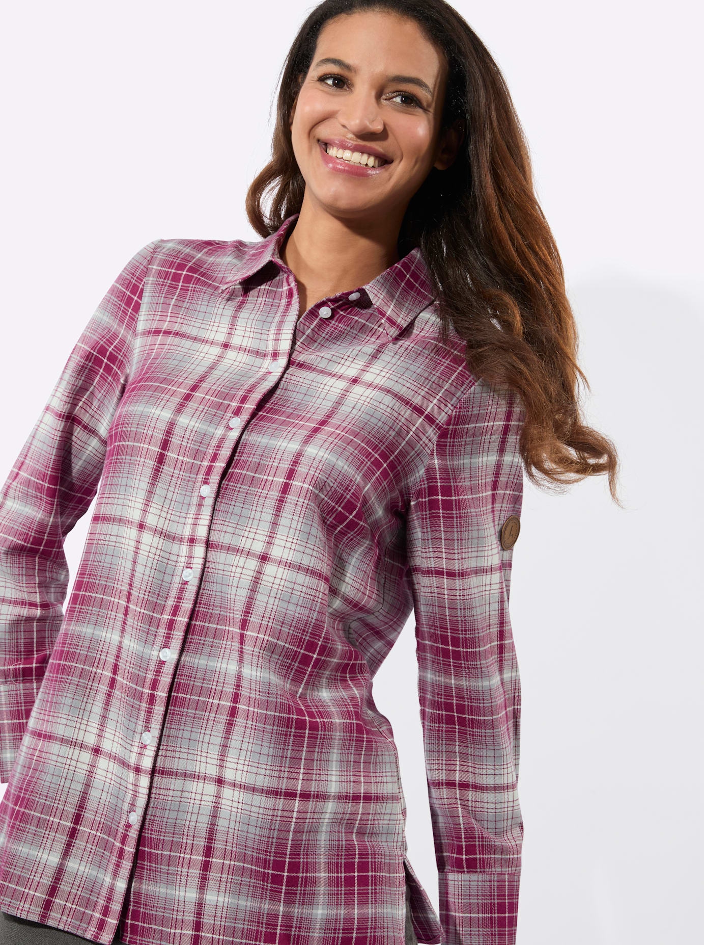 Casual Looks Blouse en flanelle