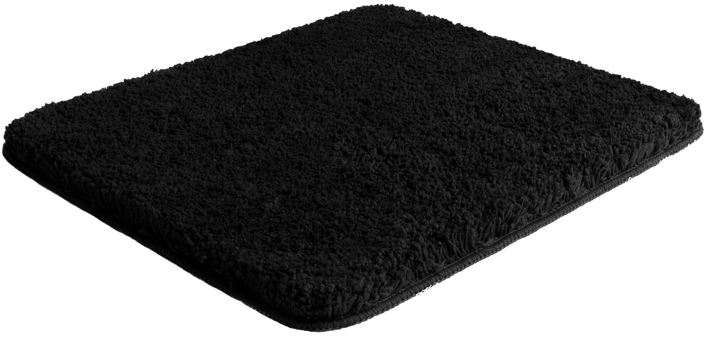 my home Badematte »Sanremo, Badvorleger, Badezimmer Teppich, sehr weich«, rutschhemmend beschichtet, fussbodenheizungsgeeignet-schnell trocknend, Badteppich, unifarben, rechteckig, rund & als 3-tlg. Set erhältlich