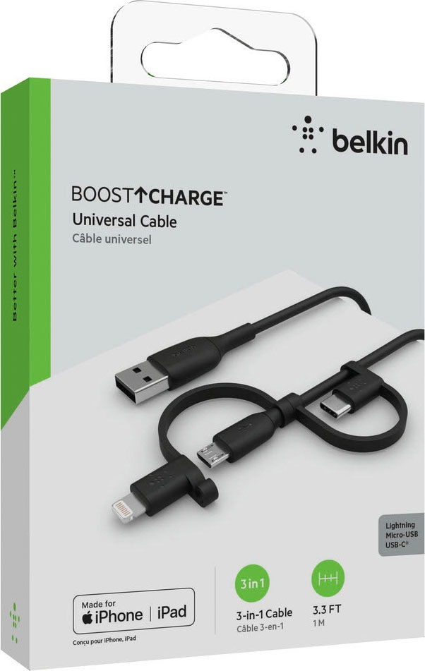 Belkin Câble pour smartphone »BOOST CHARGE Universal-Kabel« 100 cm