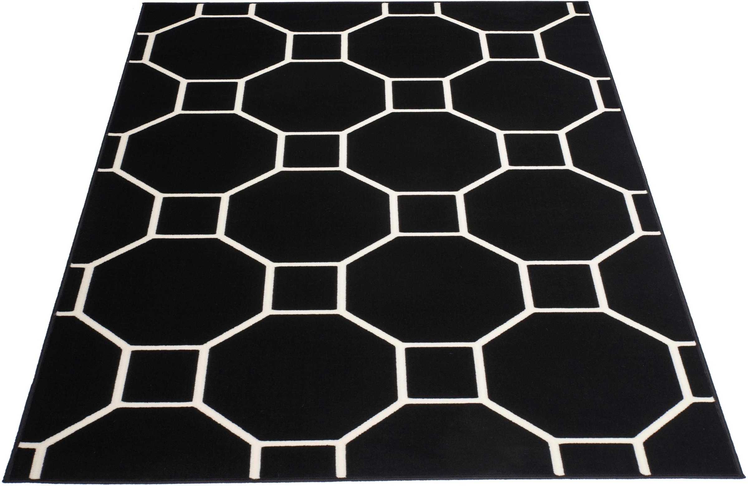 Image of my home Teppich »Ilario«, rechteckig, 10 mm Höhe, Wohnzimmer bei Ackermann Versand Schweiz