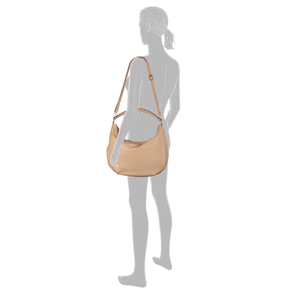 Gabor Hobo »Rosina« sac bandoulière, sac épaule avec emblème métallique distinctif