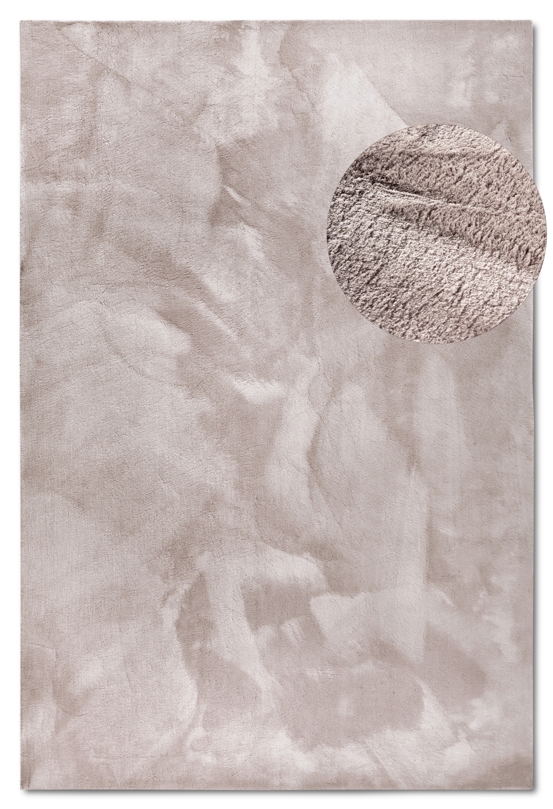 THE RUGS Villeroy & Boch 1899 Soft Pile Rug Leon Abstract Living Room in Light Grey | Size: 80cm x 150cm