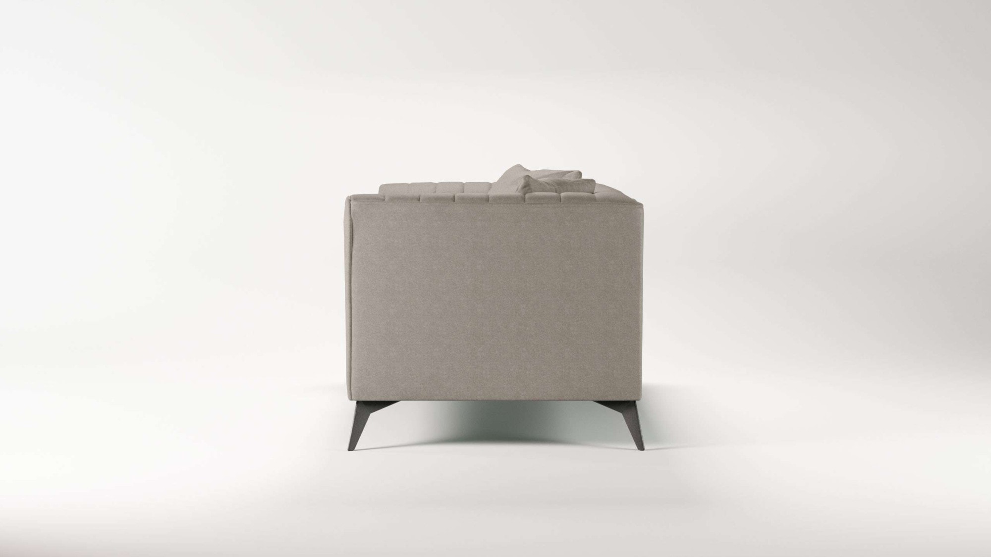 Places of Style 2-Sitzer »MATTHEW elegantes Designsofa, Masse B/T/H: 170/86/74 cm«, Steppung im Rücken, lose Sitzkissen, incl. Zierkissen