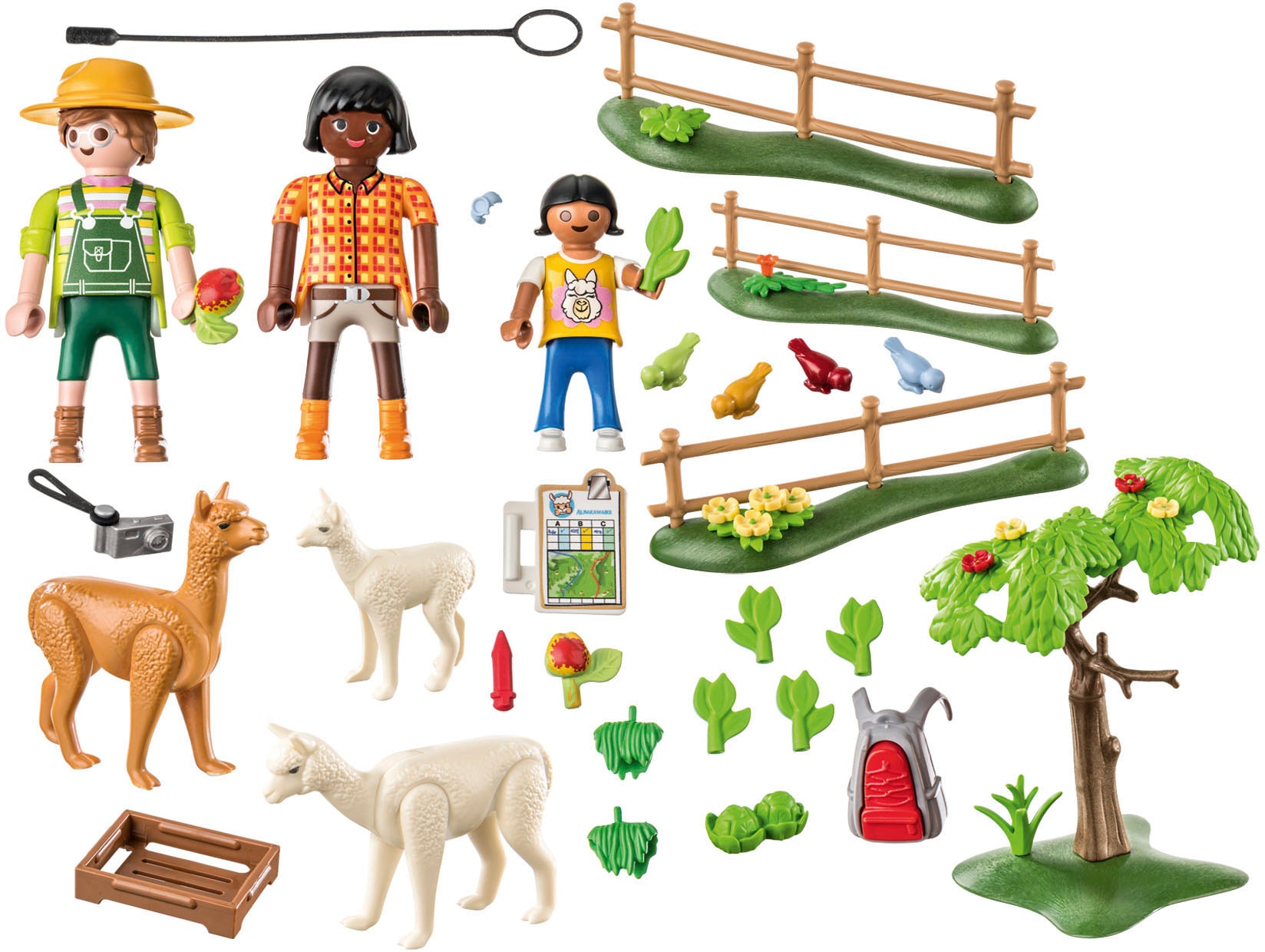 Playmobil® Konstruktions-Spielset »Alpaka-Wanderung (71251), Country«, teilweise aus recyceltem Material; Made in Europe