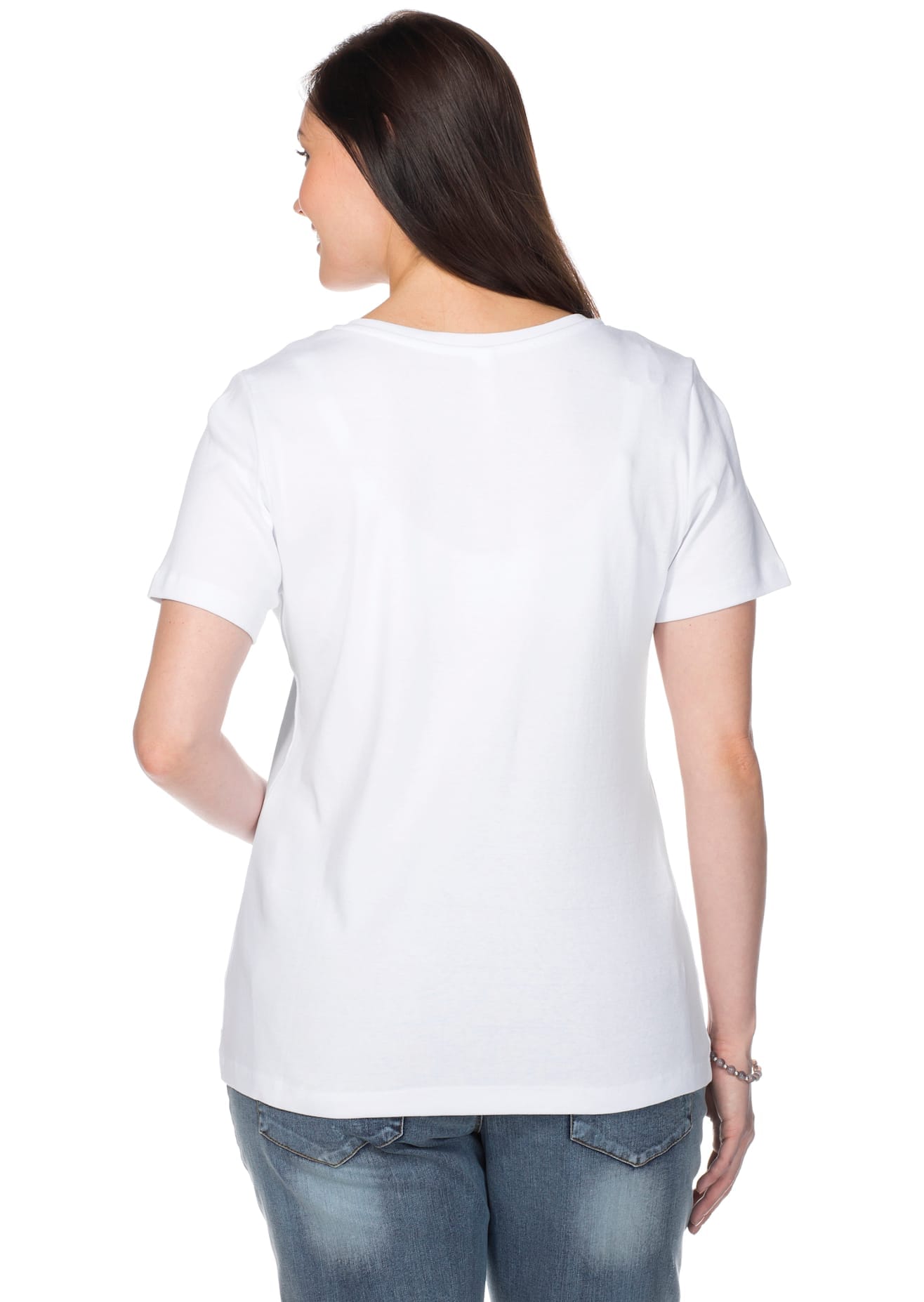 Sheego T-Shirt »T-Shirt«, (1 tlg.)