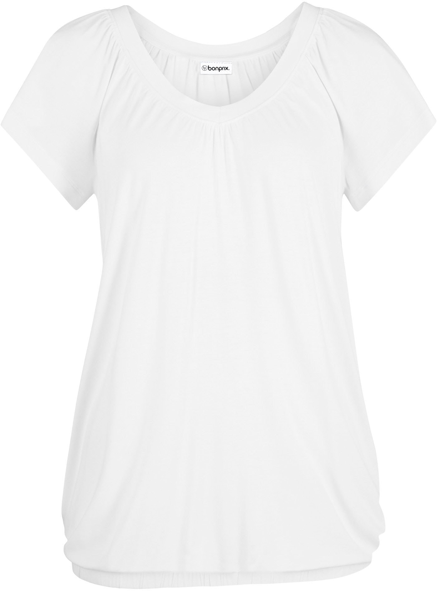 bonprix T-shirt Ballonform, mit kurzen Flügelärmeln, mit Gummibund am Saum