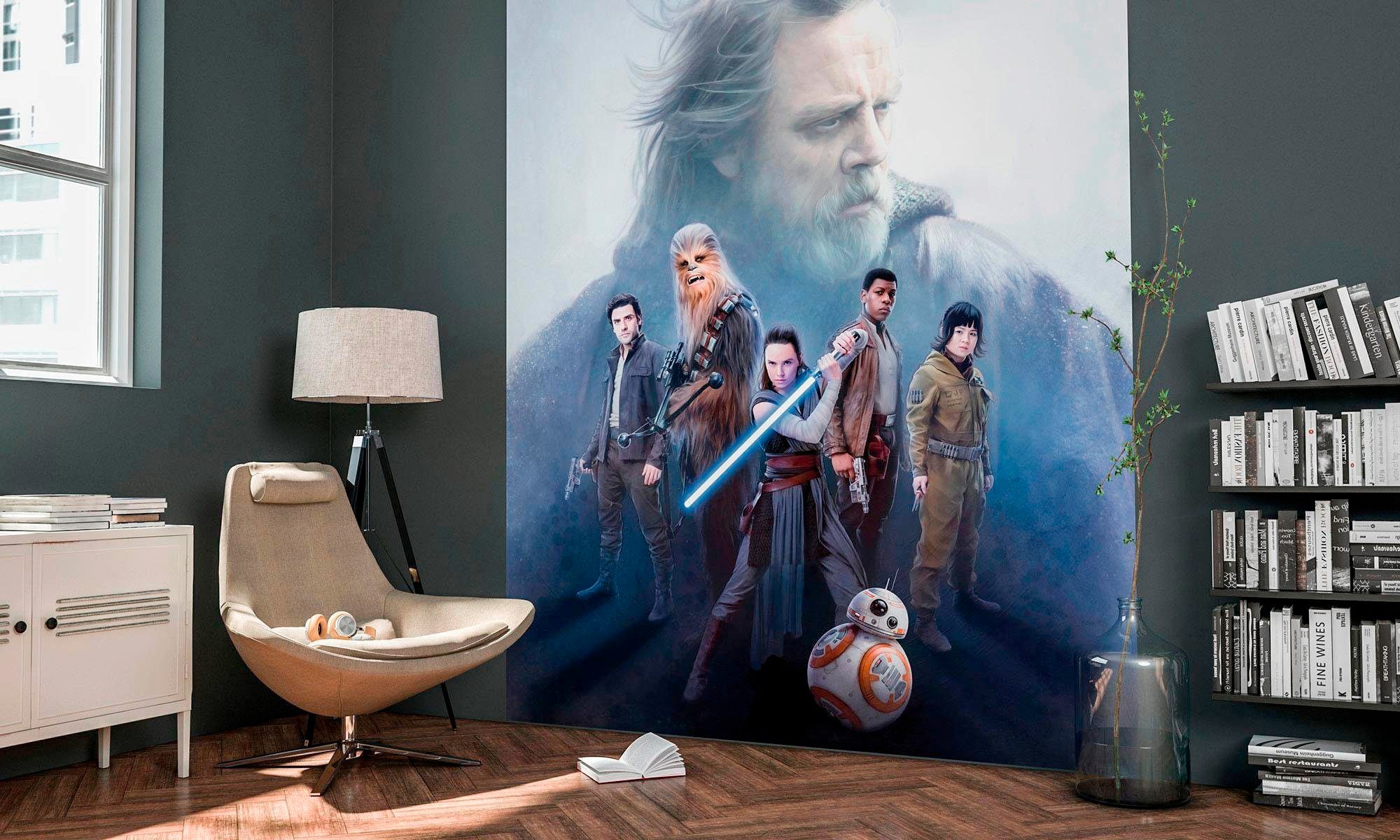 Komar Vliestapete »Digitaldruck Vlies - Star Wars Last Hope - Grösse 200 x 250 cm«, bedruckt, Kinderzimmer