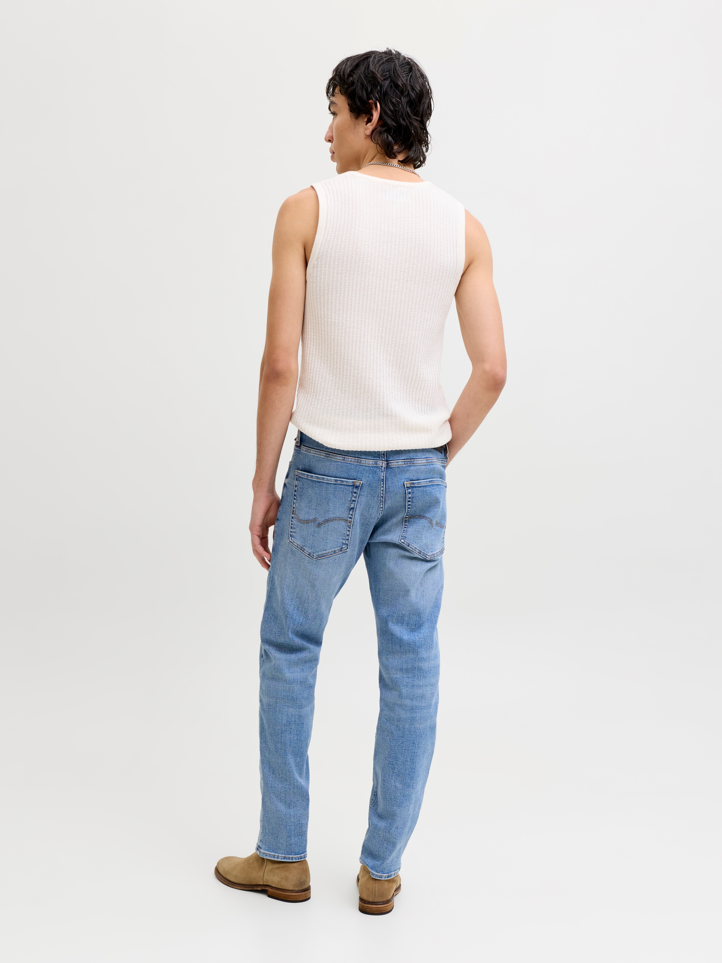 Jack & Jones Jeans taille basse mit Five-Pocket-Design