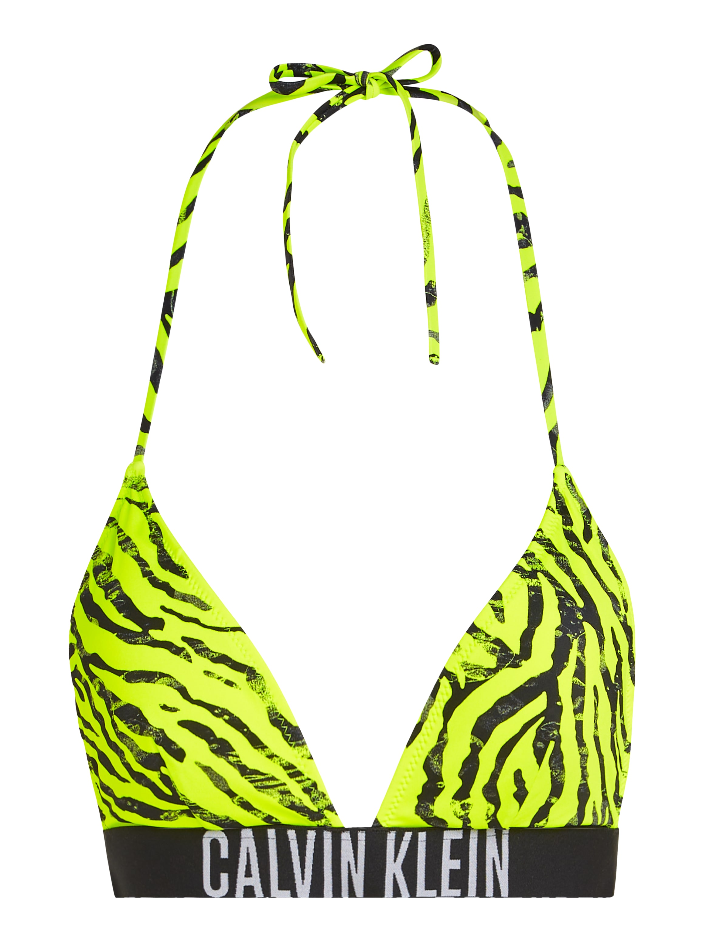 Calvin Klein Swimwear Bandeau-Bikini-Top »TRIANGLE-RP-PRINT«, mit Alloverprint