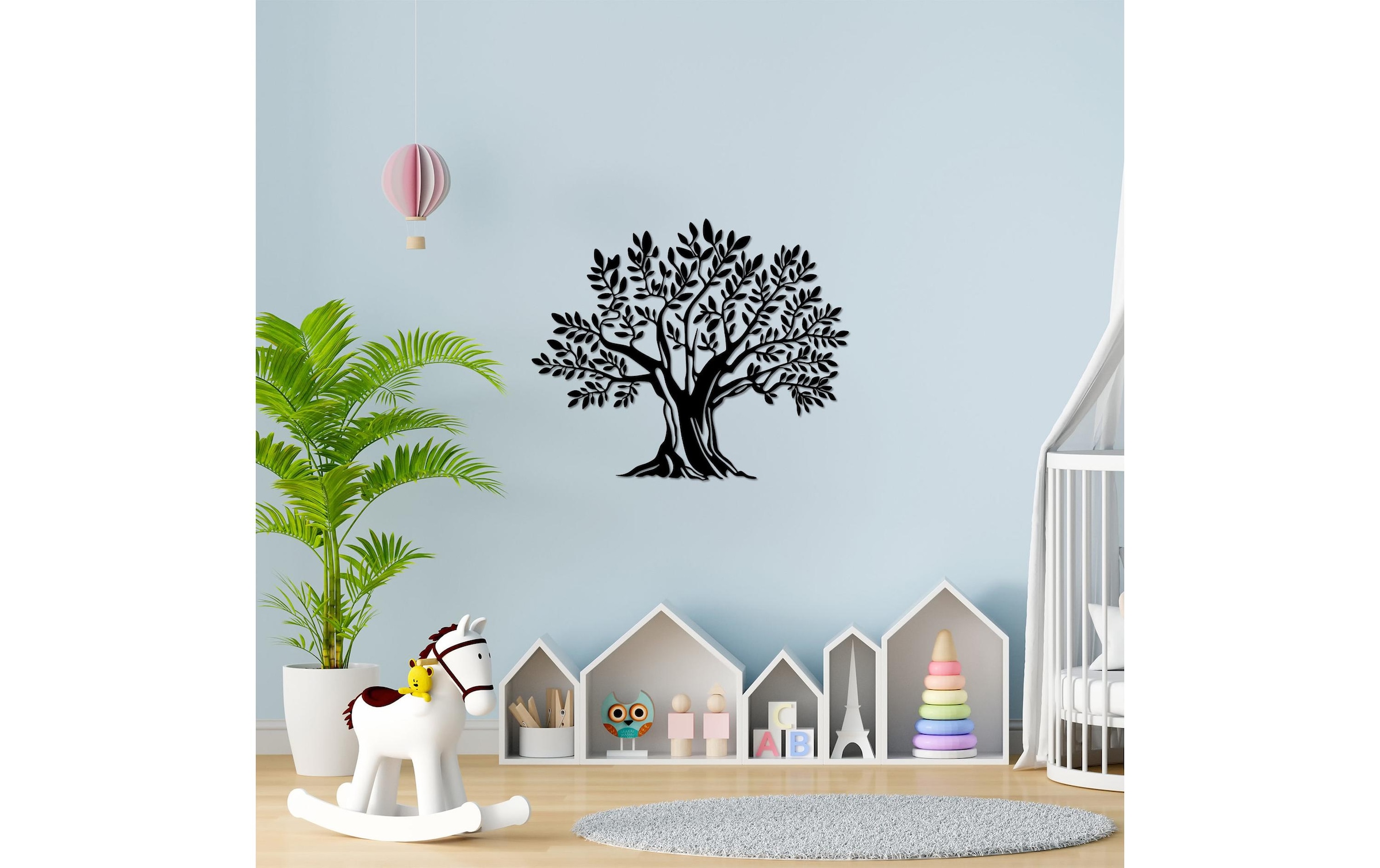 Wanddekoobjekt »Wallxpert Monumental Tree 70 x 58 cm«
