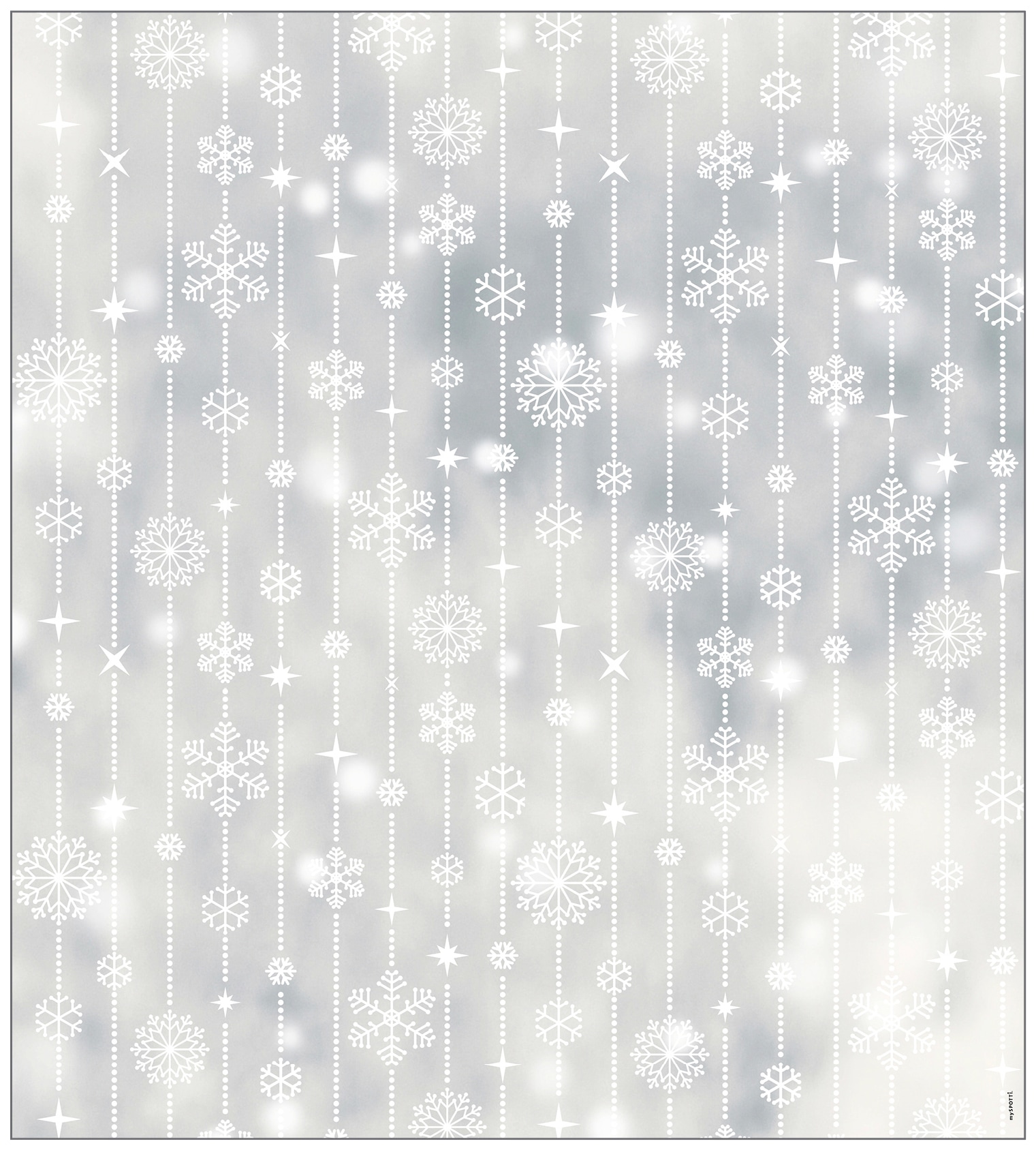 MySpotti Fensterfolie »Look Schneeflocken white«, halbtransparent,  glattstatisch haftend, 90 x 100 cm, statisch haftend günstig kaufen