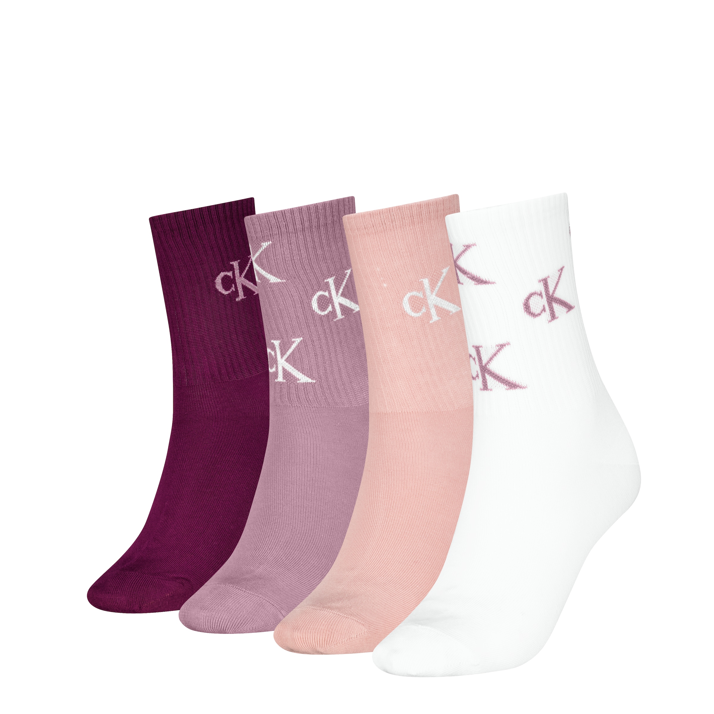 Calvin Klein Socken »CK WOMEN SOCK 4P GIFTBOX LUREX AOP«