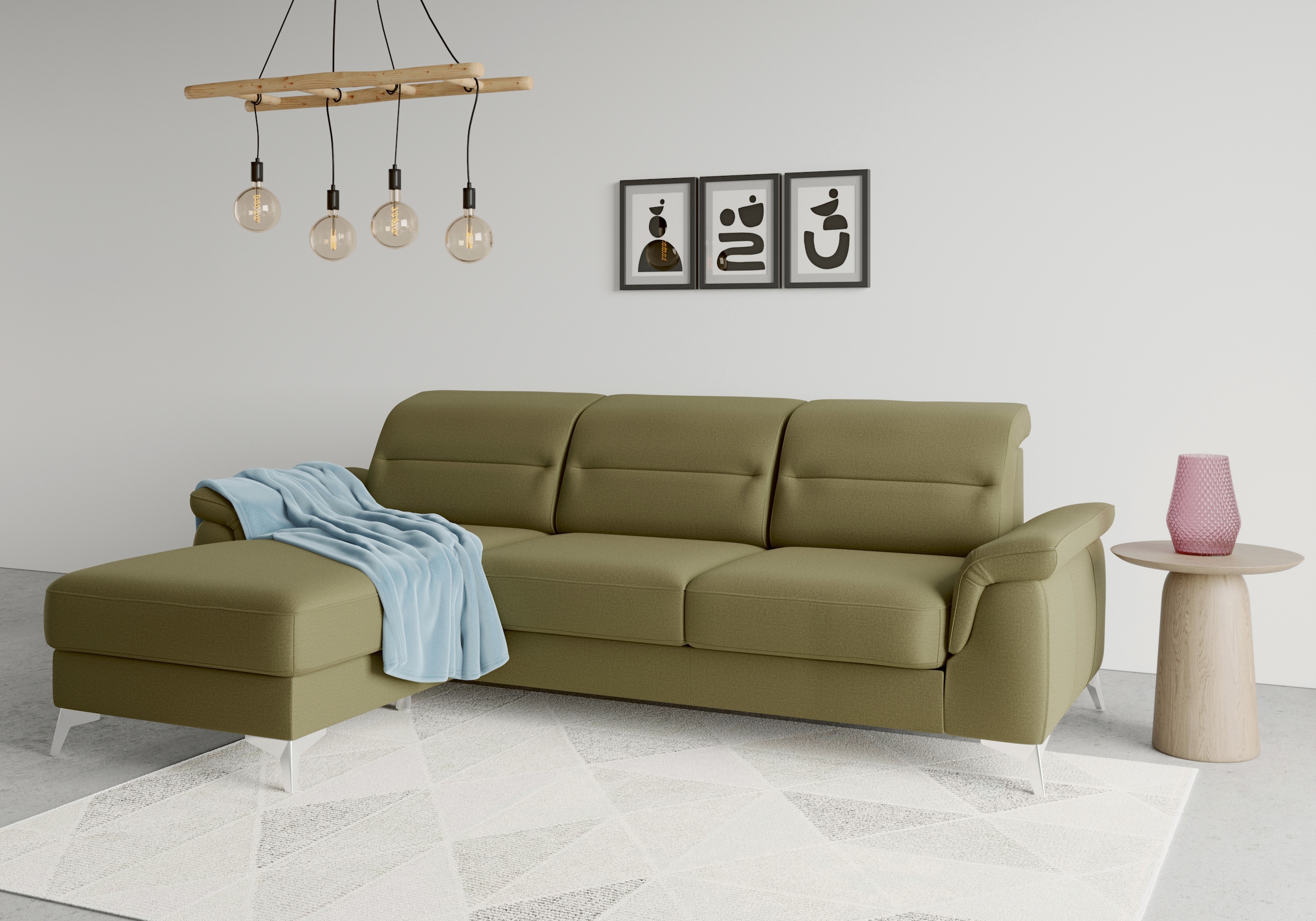 Image of sit&more Ecksofa "Sinatra L-Form" mit Recamiere, optinal mit Kopfteilverstellung und Armteilfunktion
