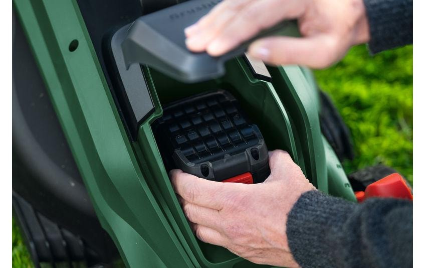 BOSCH Akkurasenmäher »ROTAK18V-32« 3-in-1-Mäher für kleine bis mittelgrosse Rasenflächen