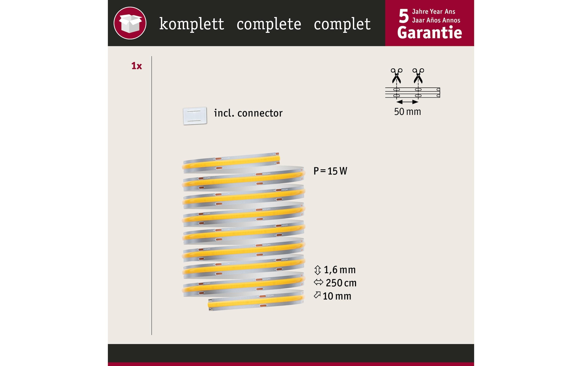 Paulmann LED Deckenleuchte »MaxLED 500«