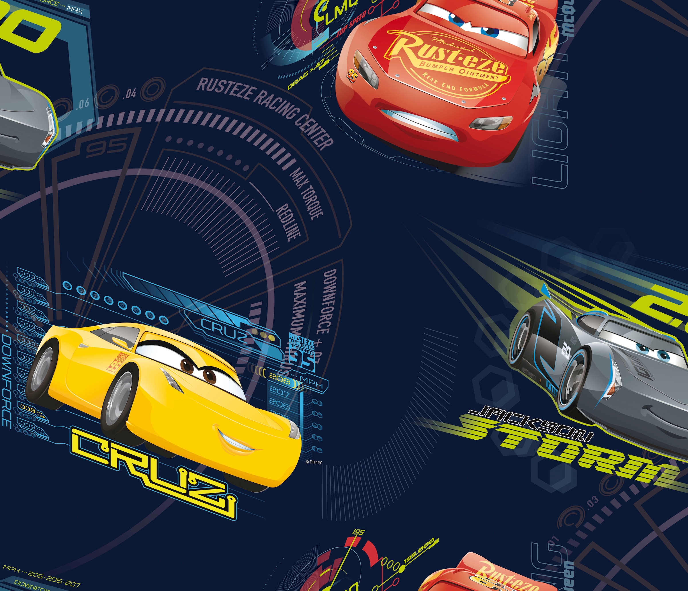 Wirth Vorhang »Cars Cruz«, (1 St.), Walt Disney