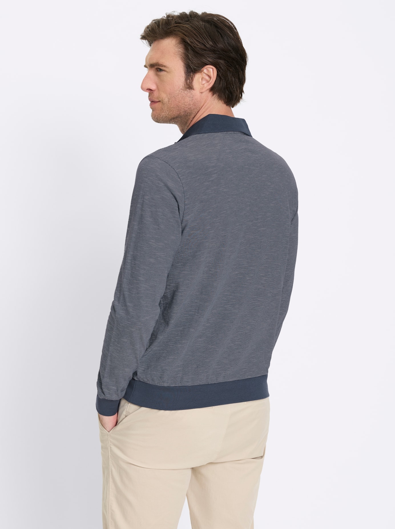Marco Donati Polo à manches longues »Langarm-Shirt« 1