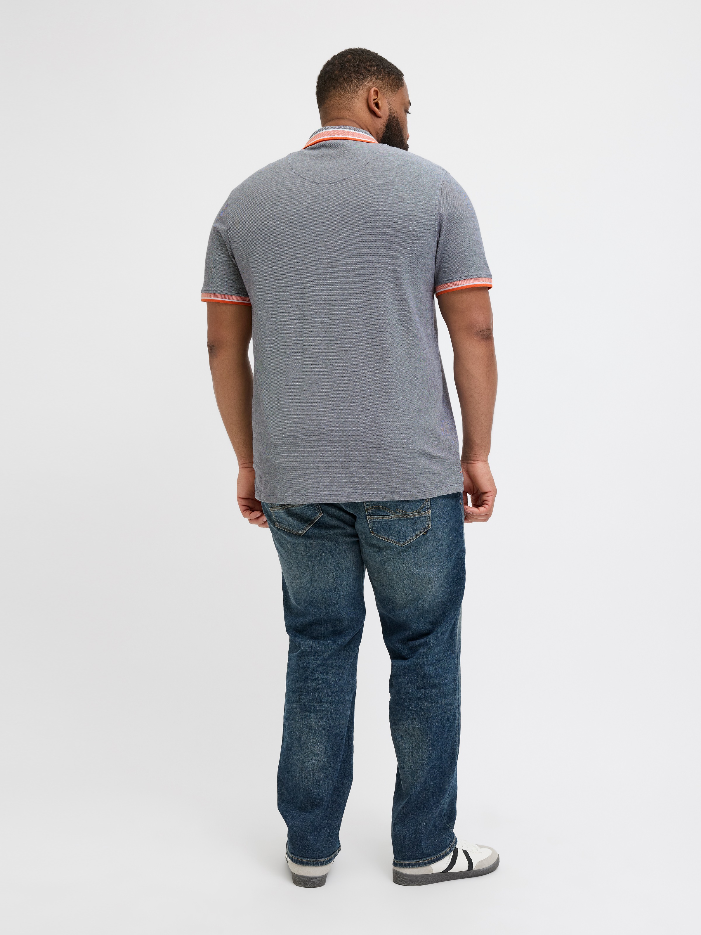 Jack & Jones PlusSize Poloshirt »JJEPAULOS POLO SS NOOS PLS«, mit Logo Stickerei