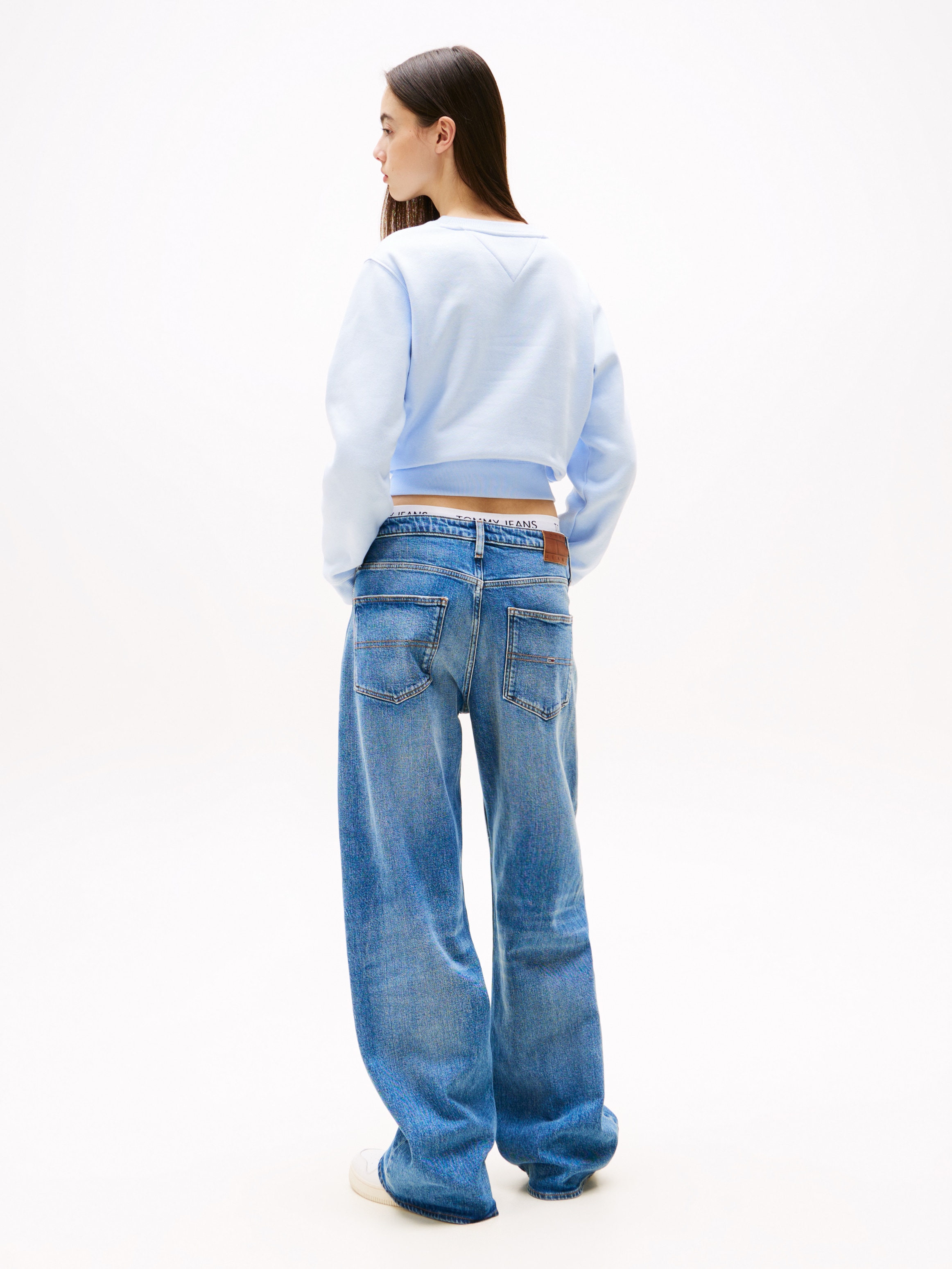 Tommy Jeans Relax-fit-Jeans »MIA MR RLXD STR« in blauer Waschung, mit Hammerschlaufe, Mid Rise