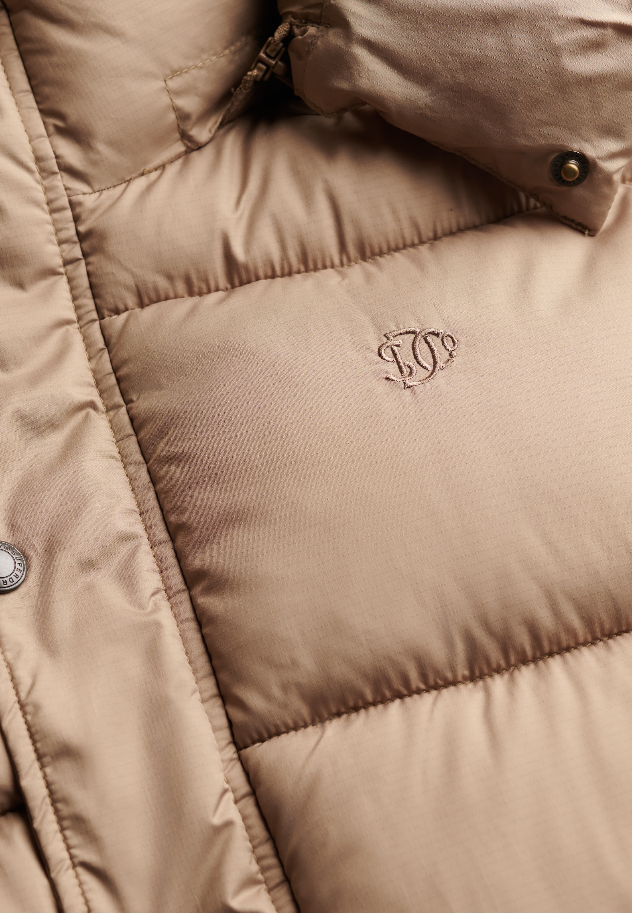 Superdry Steppjacke »PREMIUM RIPSTOP PUFFER JKT« mit Kapuze Kunstfaser, relaxed fit