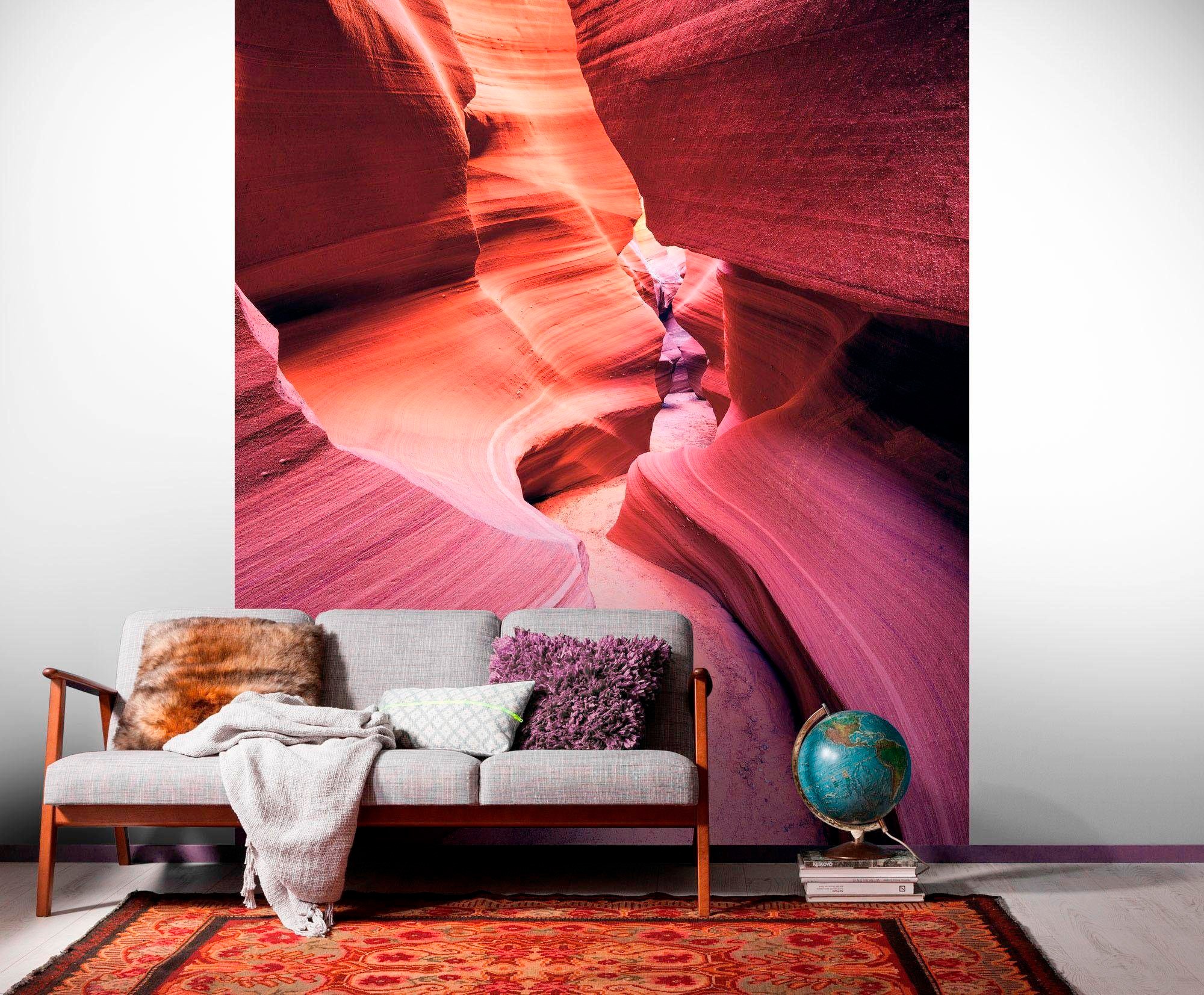 Komar Vliestapete »Digitaldruck Vlies - Lost in Color - Grösse 200 x 250 cm«, bedruckt, Wohnzimmer, Schlafzimmer