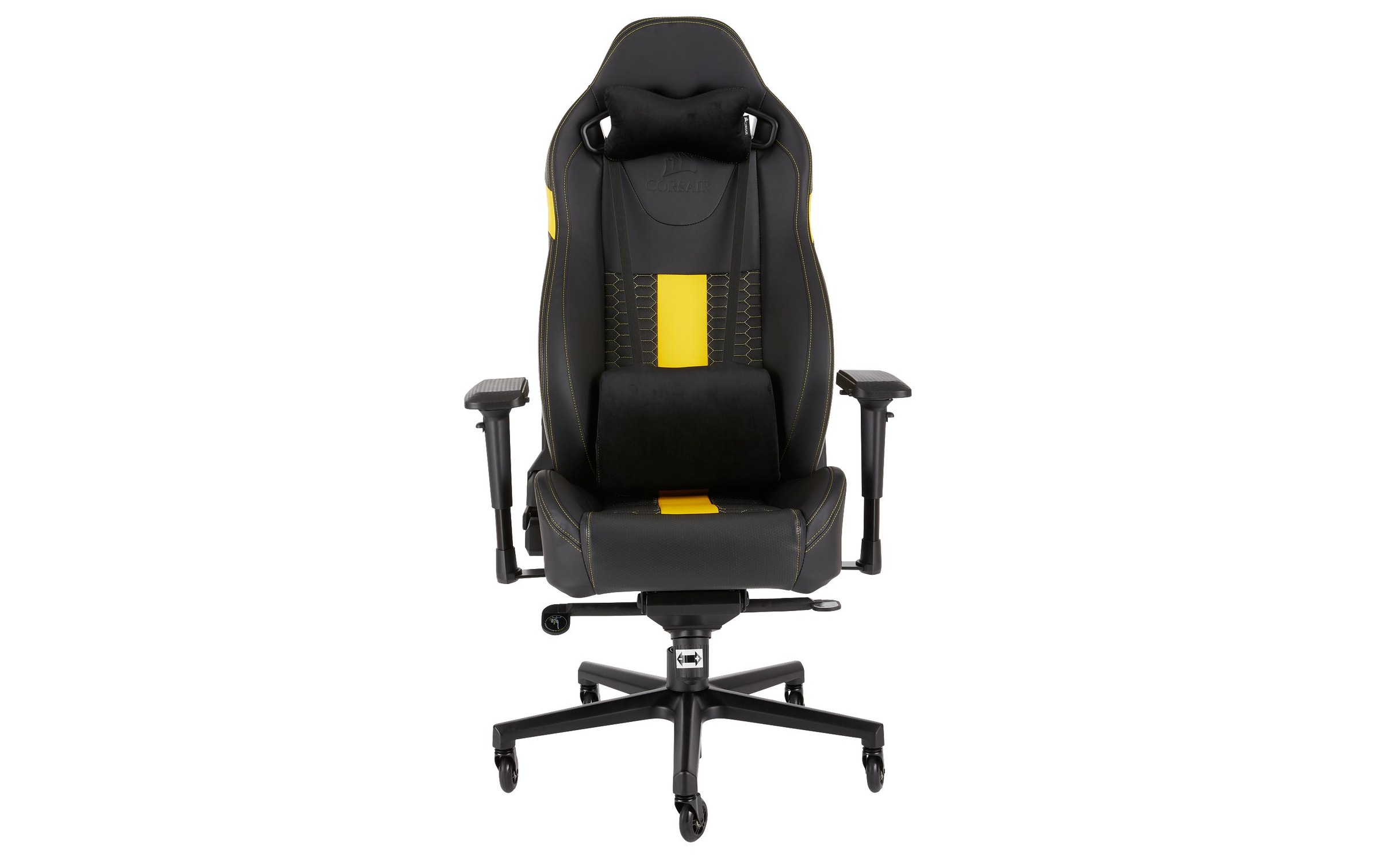 Image of Corsair Gaming Chair »T2 ROAD WARRIOR Schwarz Gelb« bei Ackermann Versand Schweiz