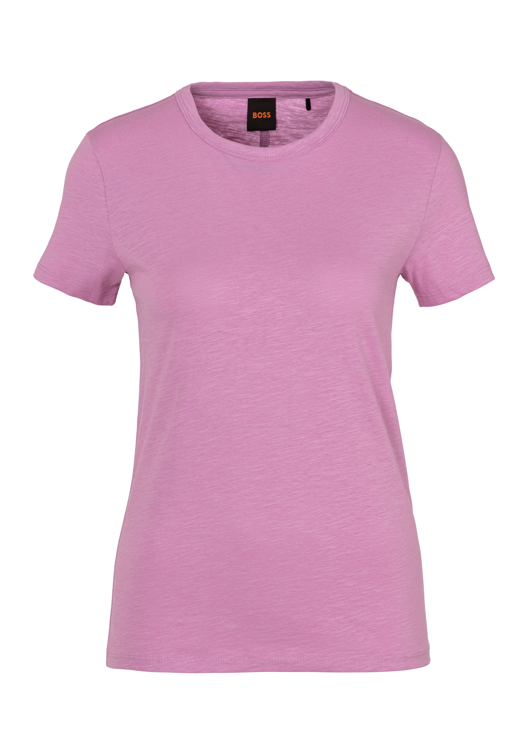 BOSS ORANGE T-Shirt »C_Esla Premium Damenmode«, mit Rundhalsausschnitt