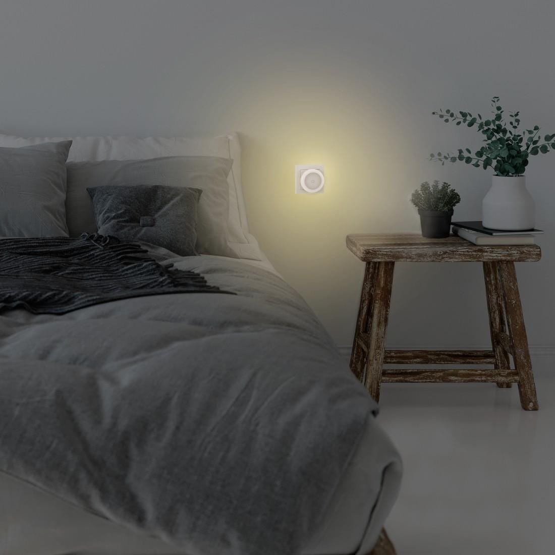 Hama LED Nachtlicht »LED-Nachtlicht TouchSwitch Steckdose sur Berührungstaster Licht« für Trouver warmes