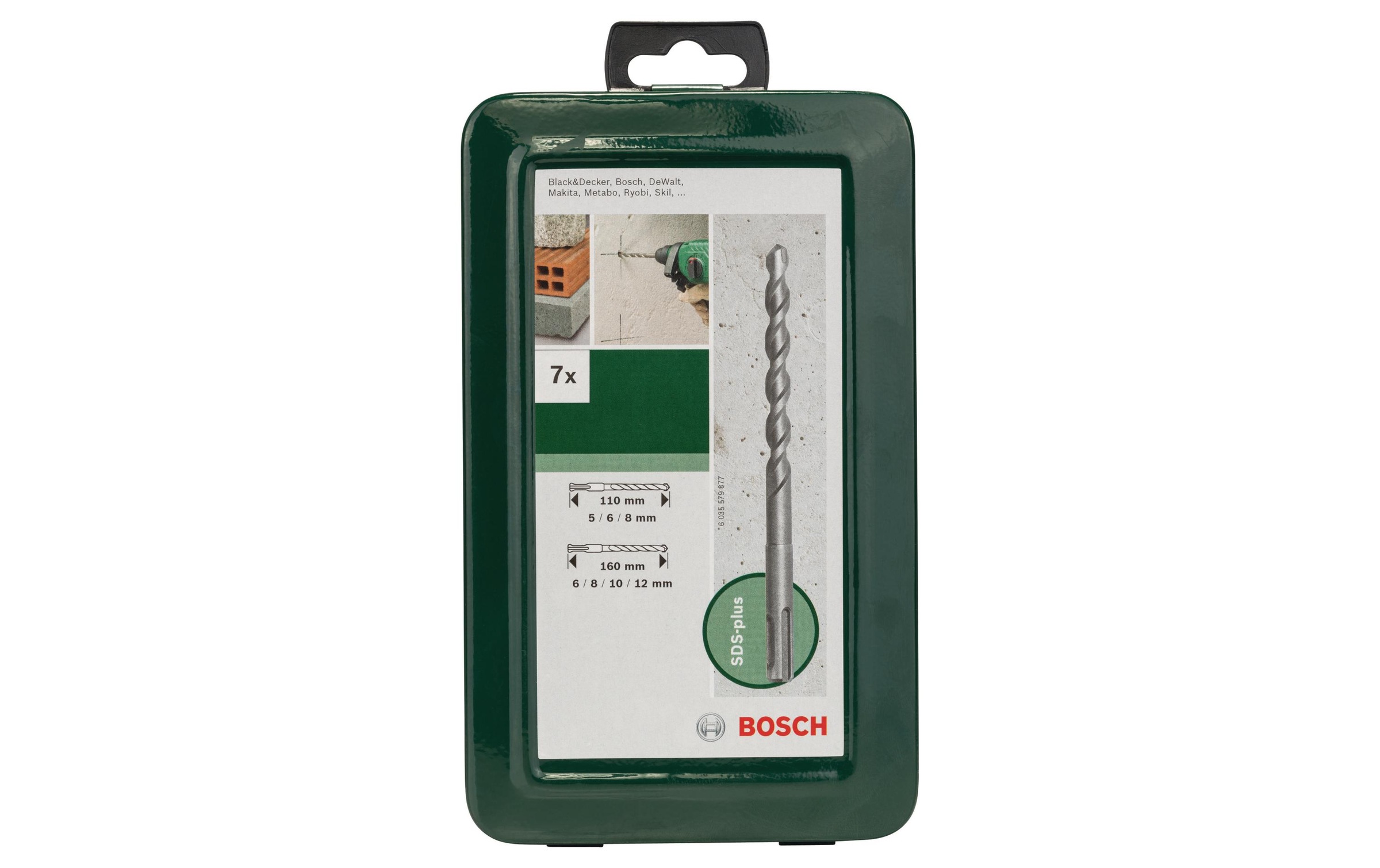 BOSCH Hammerbohrer »SDS-Plus S2«, (7 tlg.)