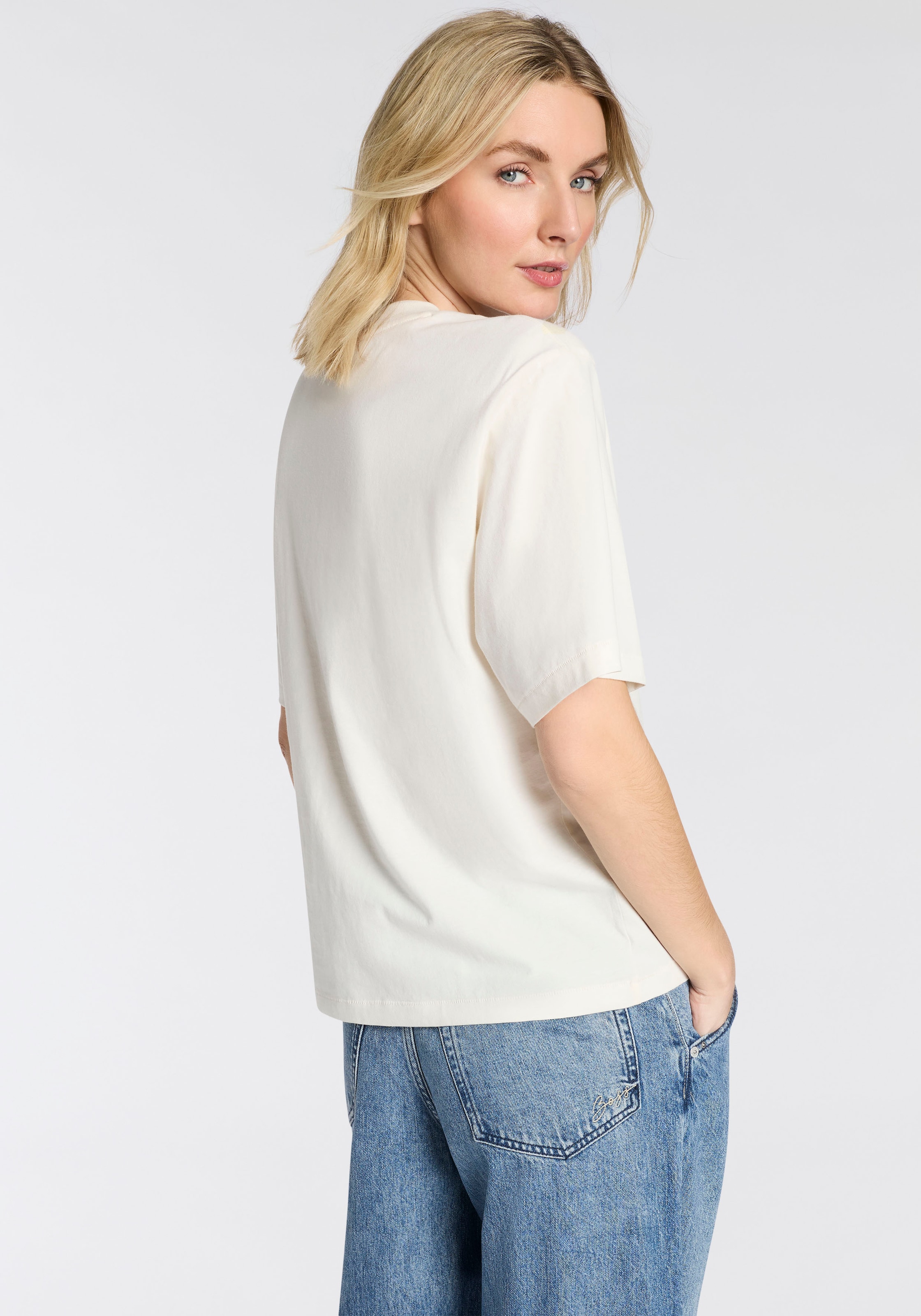 BOSS ORANGE T-shirt »Eregular Premium Damenmode« im Relaxed Fit