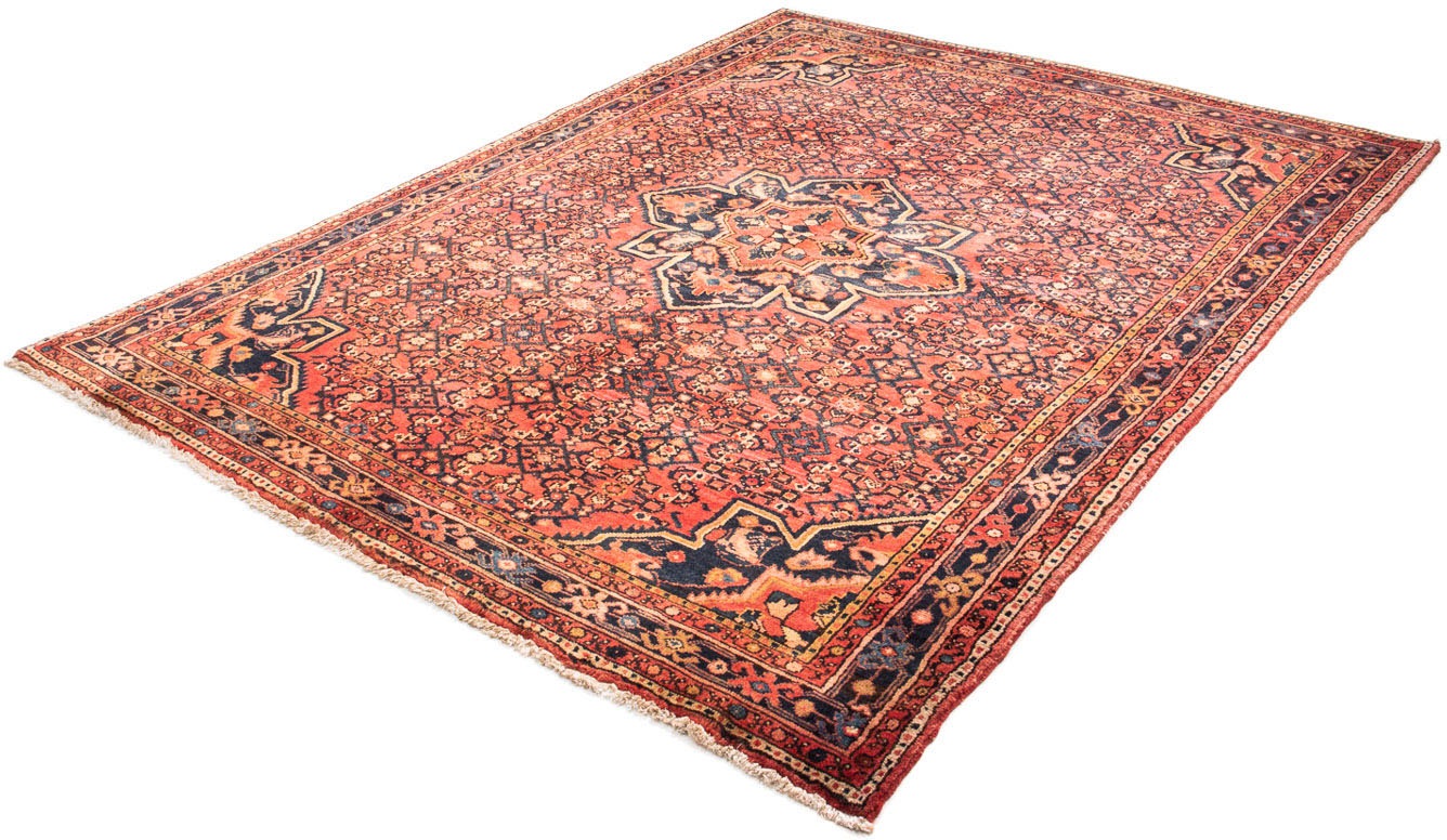 Image of morgenland Orientteppich »Perser - Nomadic - 210 x 165 cm - dunkelrot«, rechteckig, 10 mm Höhe, Wohnzimmer, Handgeknüpft, Einzelstück mit Zertifikat bei Ackermann Versand Schweiz