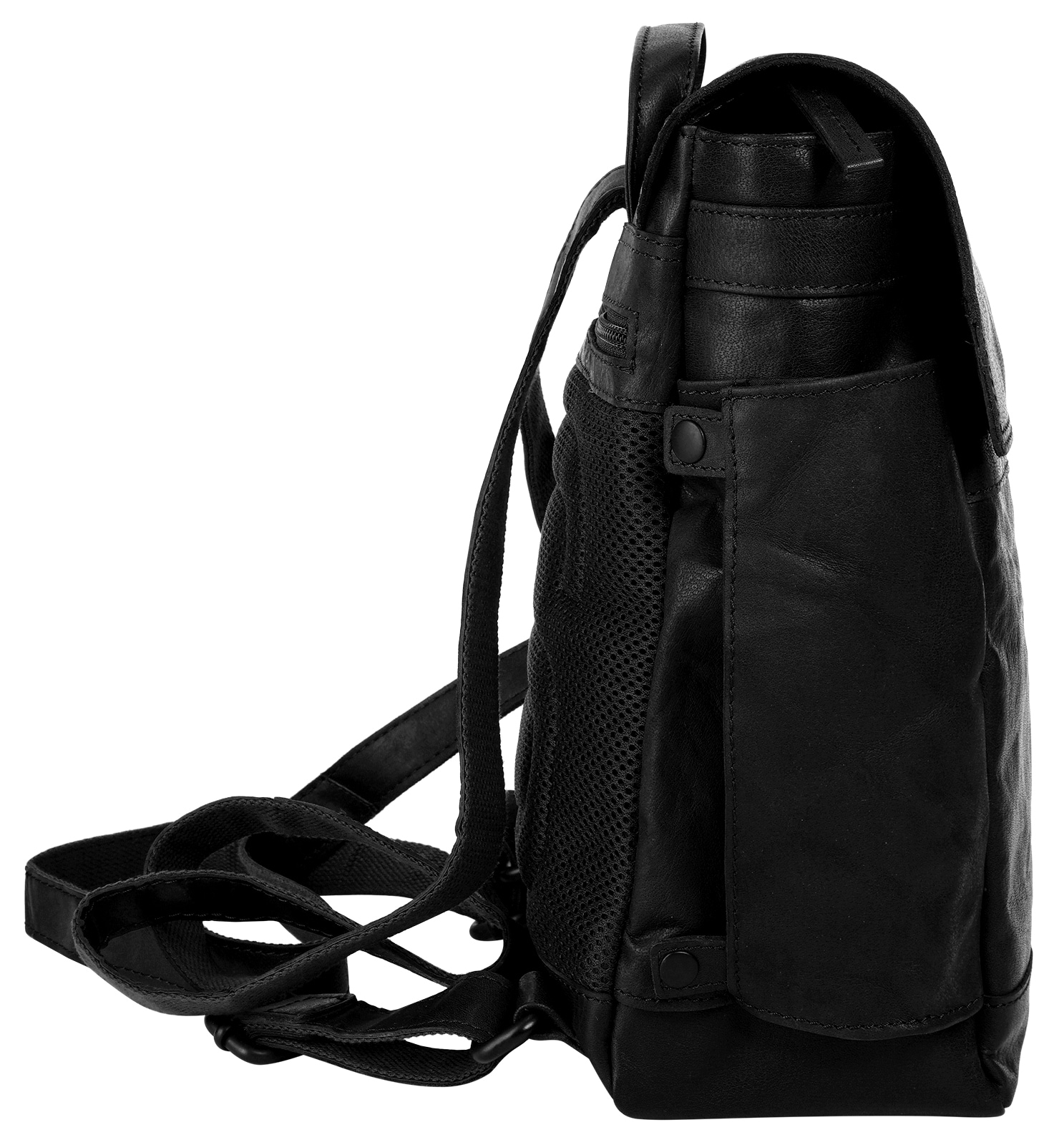Spikes & Sparrow Laptoprucksack »SPIKES & SPARROW Herren, Damen echt Leder« echt Leder