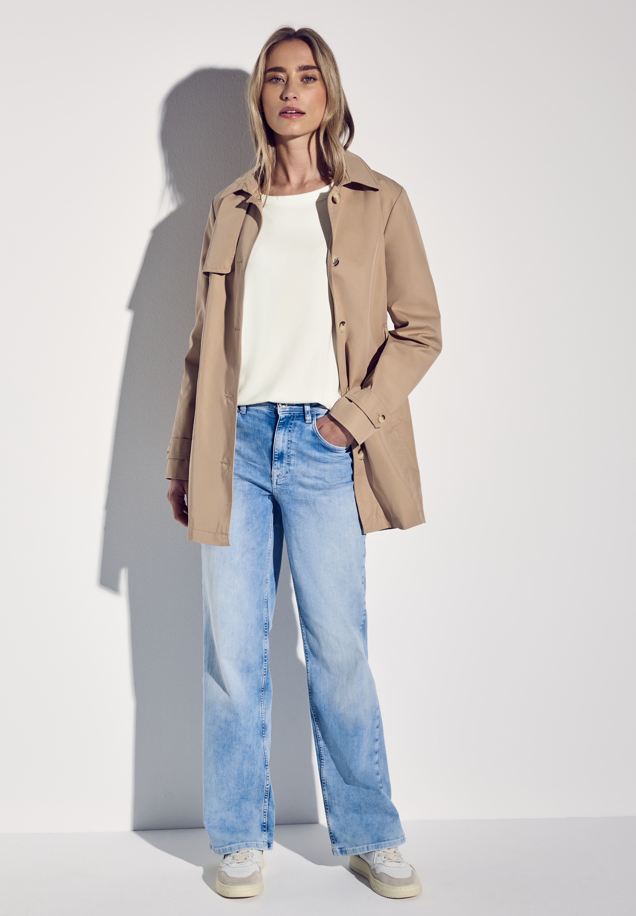 STREET ONE Shirttop »Style Crista«, mit hängenden Schultern