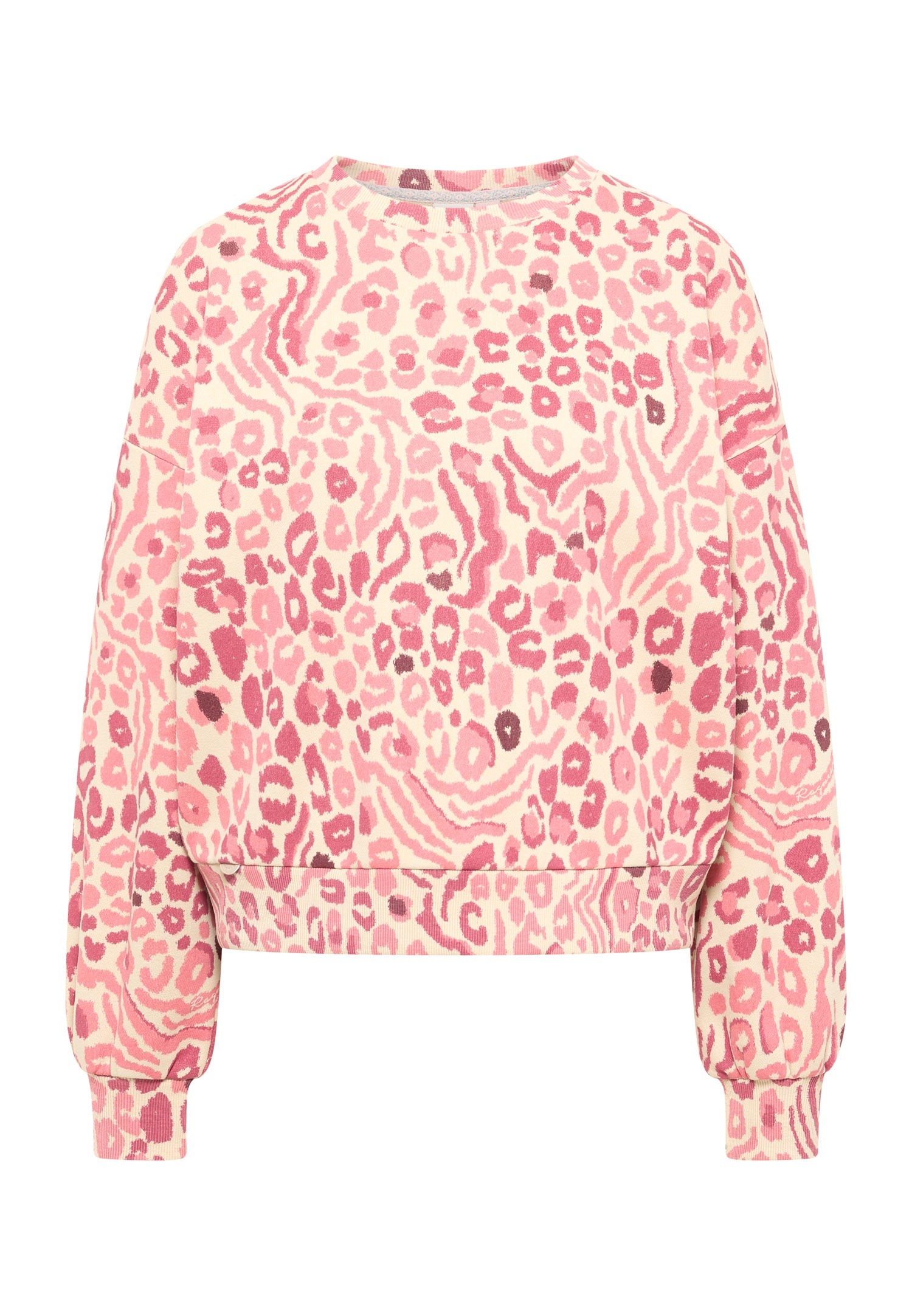 Ragwear Sweatshirt »WUSS PRINT«, Elastische Baumwollmischung und softem Finish mit Allover-Print
