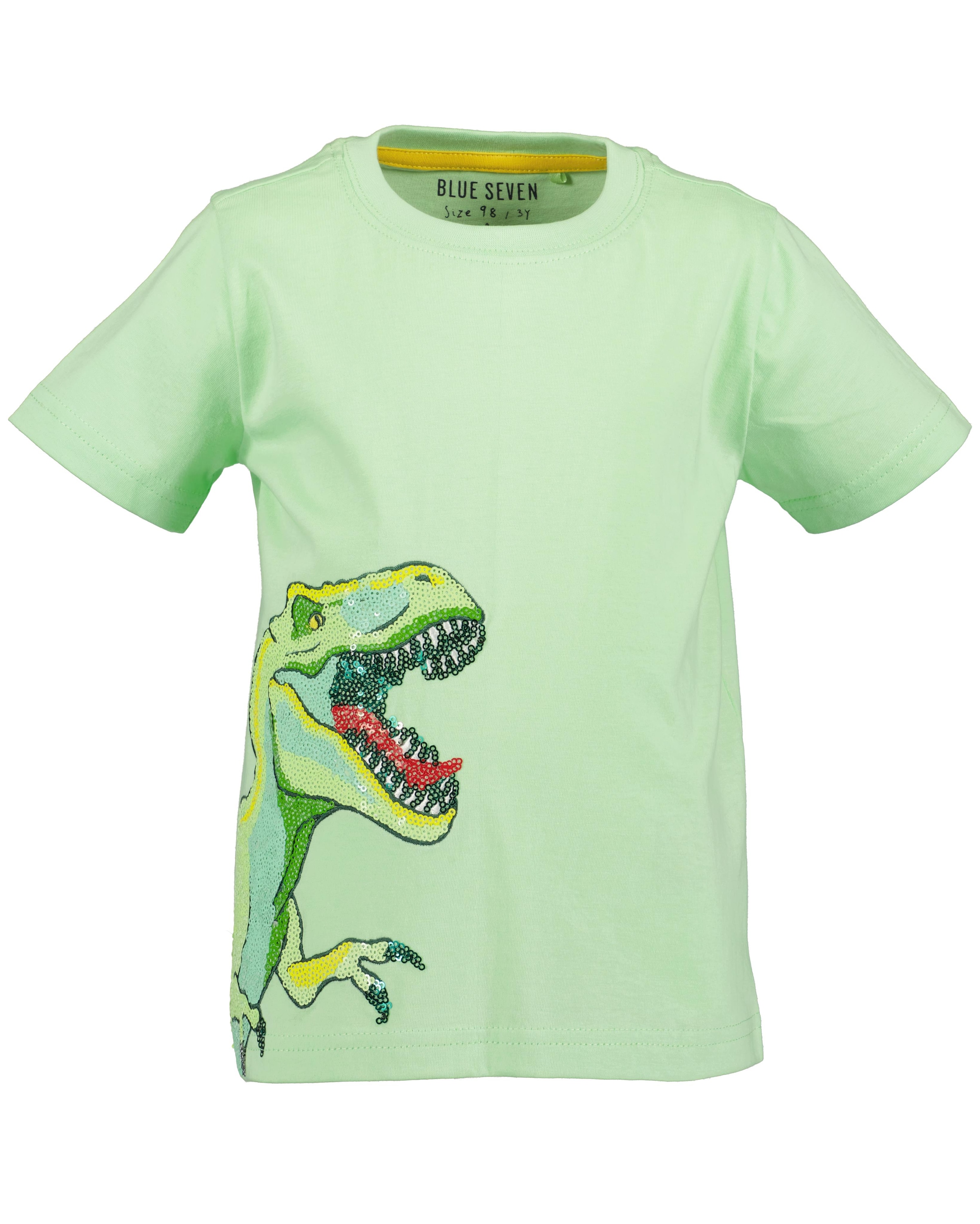 Blue Seven Kurzarmshirt, (Packung, 2 tlg.), mit hochwertigen Dino-Motiven