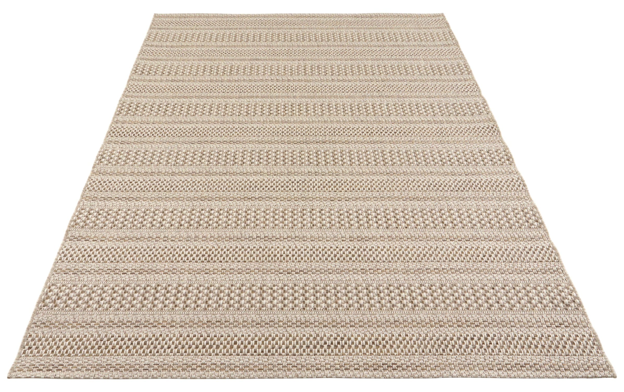 ELLE DECORATION Teppich »Arras« rechteckig 8 mm Höhe In-& Outdoor, Wetterfest, Balkon, Garten, Wohnzimmer, Sisal Optik