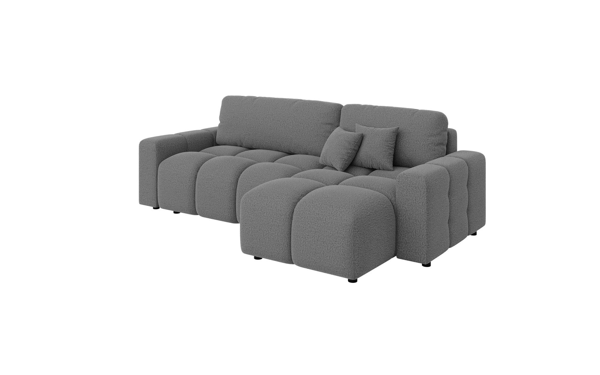 INOSIGN Ecksofa »FELICI, Schlafsofa 233cm, L-Form mit Recamiere beidseitig montierbar«, Designsofa mit Bettfunktion und Bettkasten, Masse B/T/H: 233/142/88 cm
